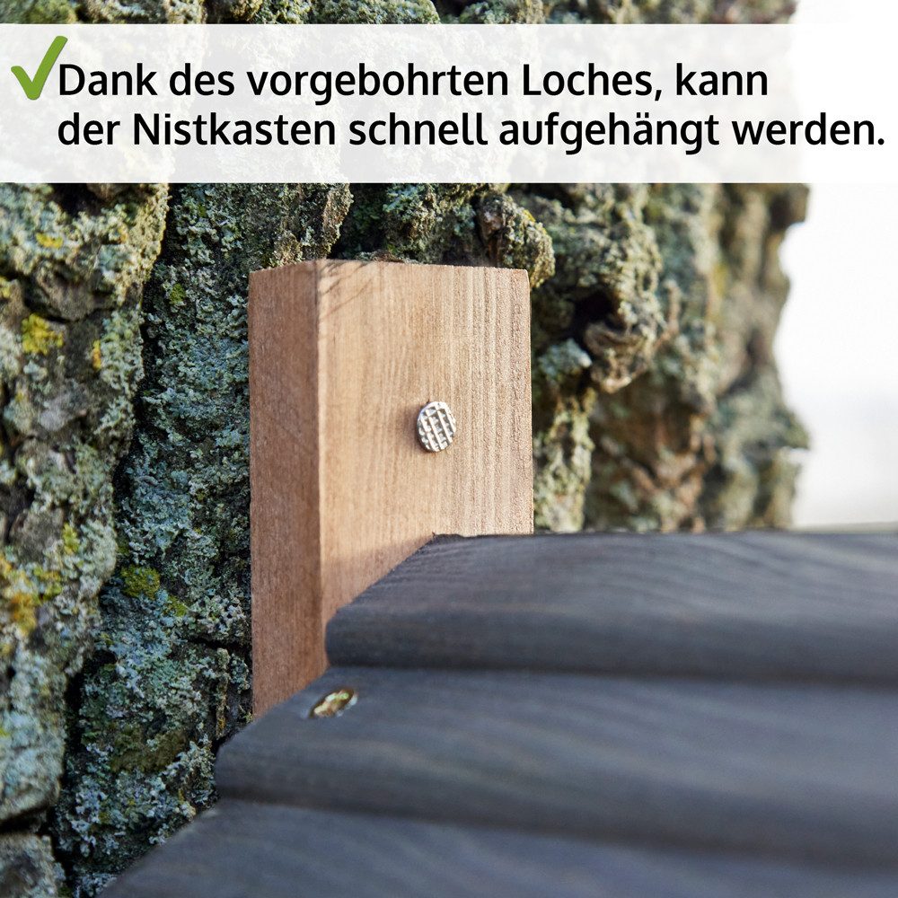 Zooprinz Nistkasten Vogelhaus für Wildvögel Wetterfest günstig online kaufen