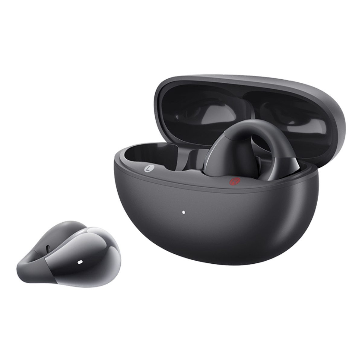 QCY QT33 Bluetooth-Kopfhörer (Sprachassistent kompatibel, Touch Steuerung, Bluetooth, Open Ear Clip Design mit sicherem Halt und Multipoint Verbindung)