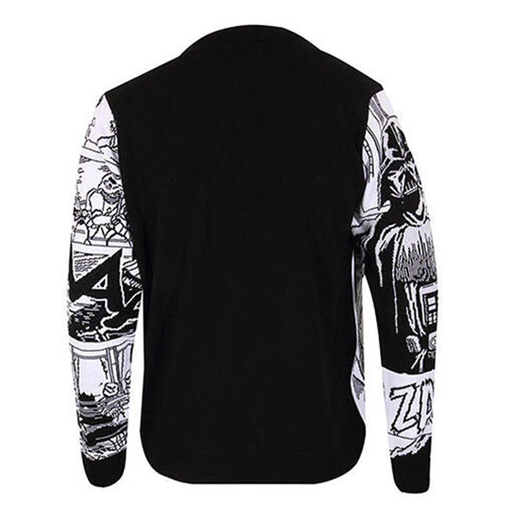 Star Wars Weihnachtspullover Manga Panels Black & White Christmas Sweater Pulli