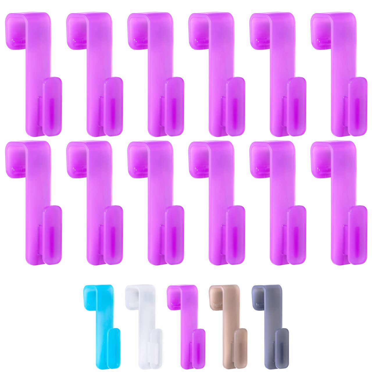 Wellgro Kleiderhaken 12x WELLGRO Rundheizkörperhaken - Top Qualität MADE IN GERMANY
