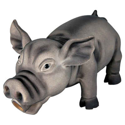 TRIXIE Tierquietschie Schwein, Original-Tierstimme, Latex, Maße: 17 cm