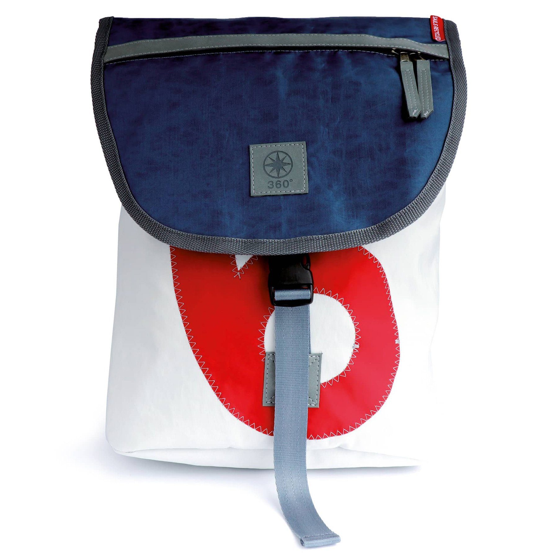 360Grad Freizeittasche »360 Grad kleiner Rucksack Landgang Mini aus  Segeltuch weiß – blau« online kaufen | OTTO