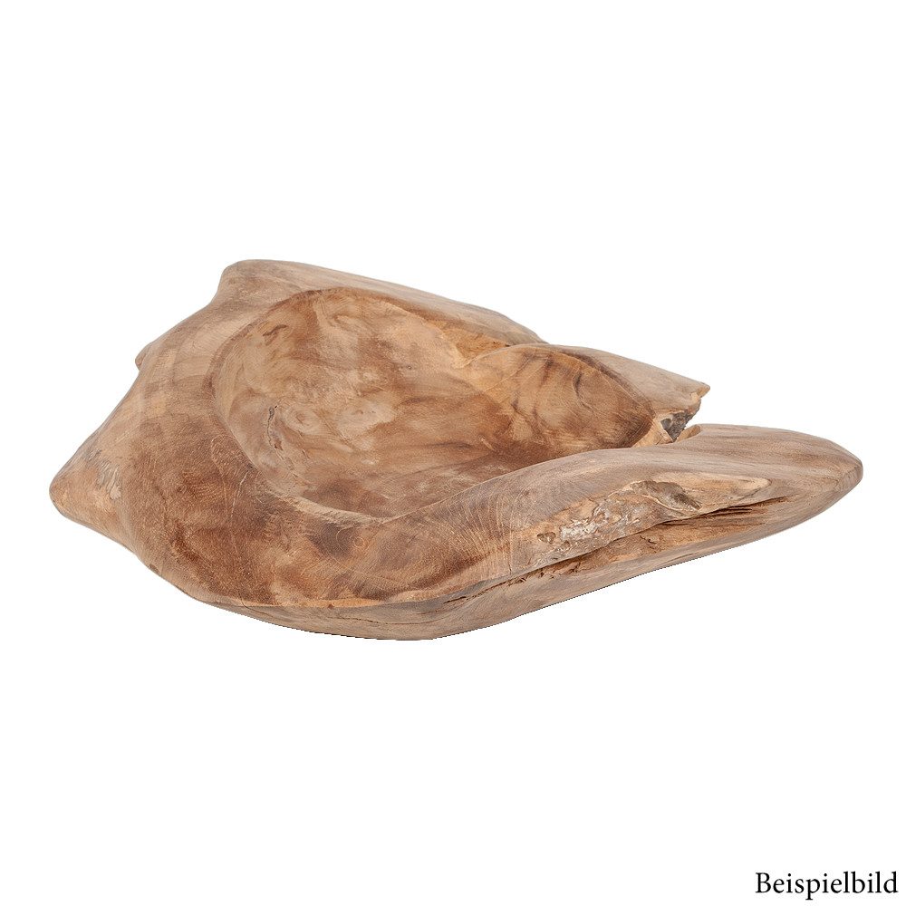 LebensWohnArt Dekoschale Schale PREMIUM BOWL Ø ca.: 40cm aus massivem Teak-Wurzelholz – Bild 5 von 5