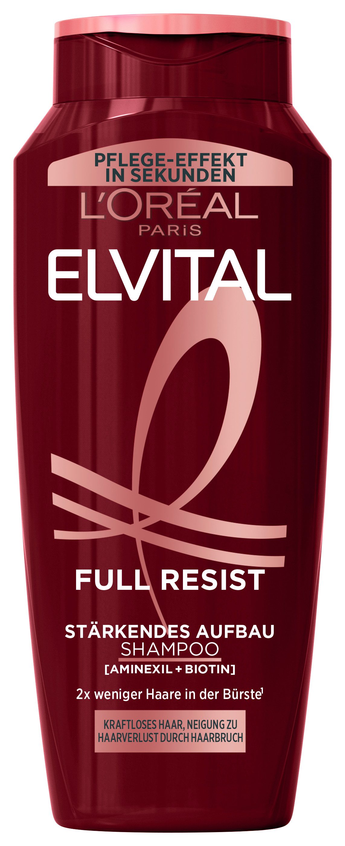 L'ORÉAL PARIS Haarshampoo L'Oréal Paris Elvital Full Resist Shampoo, Packung, 6-tlg., Reduziert Haarverlust durch Haarbruch und stärkt das Haar.