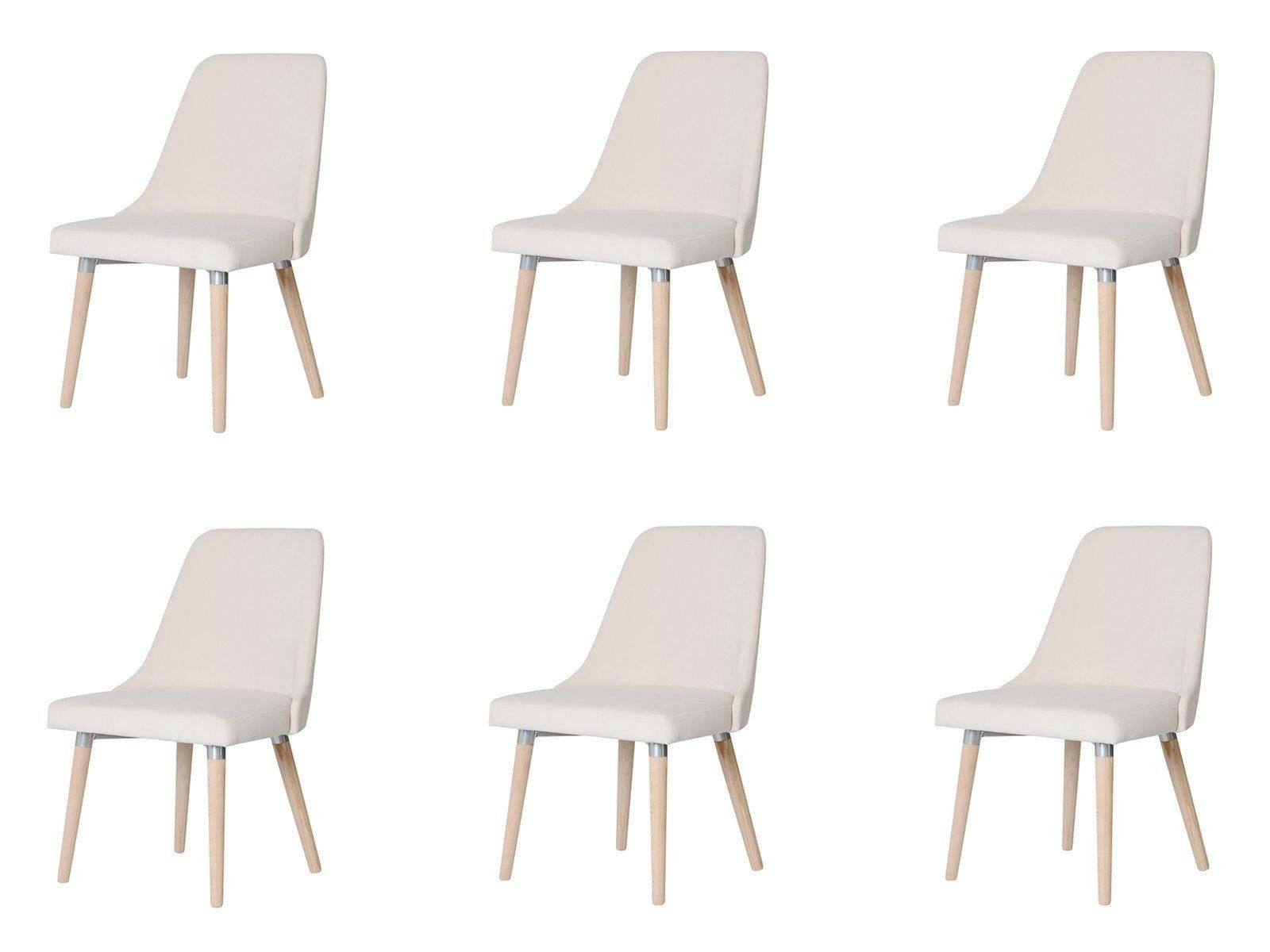 Xlmoebel Stuhl Designer Sitzpolster Lorenzo in elegantem Design (6x Stuhle), Hergestellt in Europa