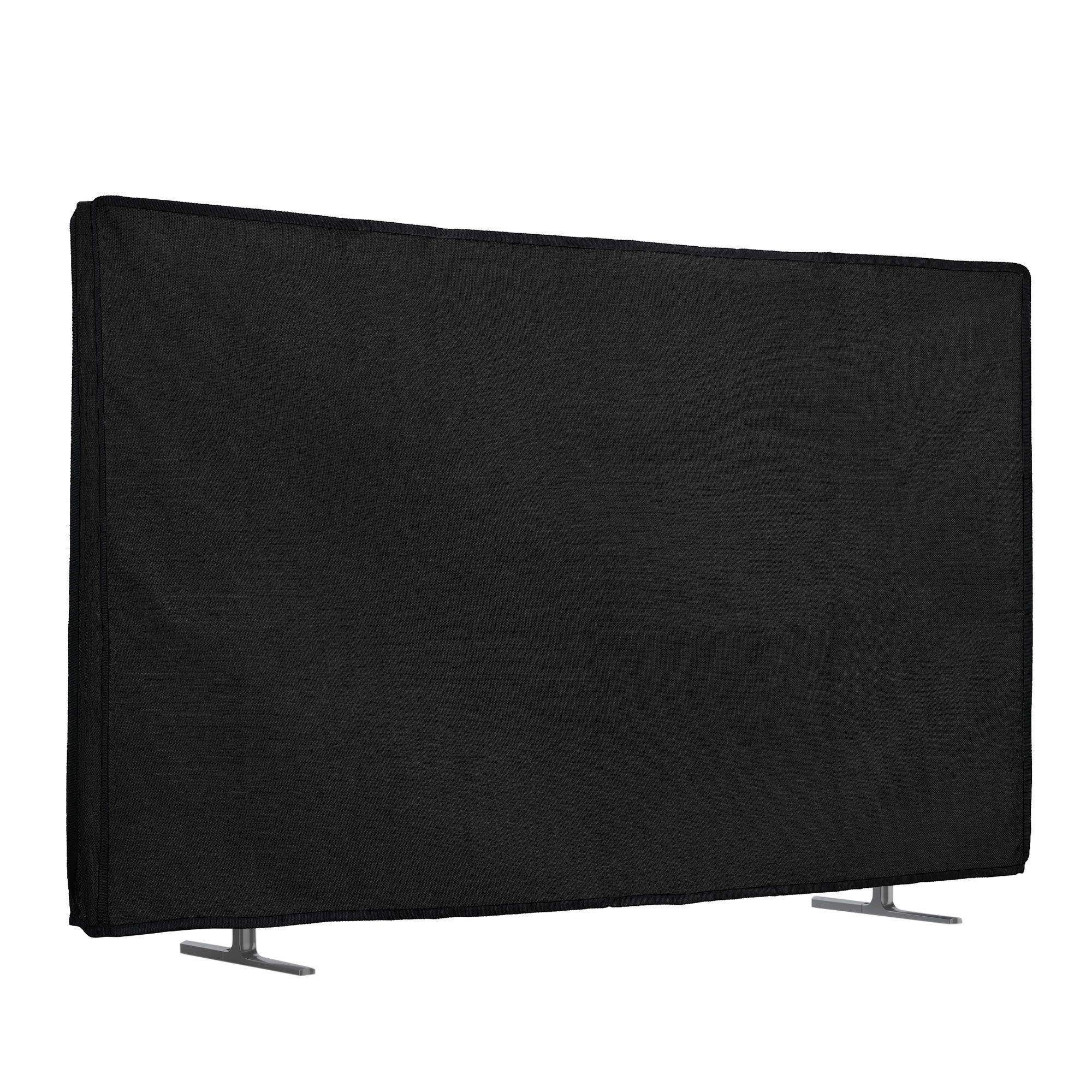 kwmobile Abdeckhaube Hülle für 40" TV, Case mit Eckenschutz Fingerring