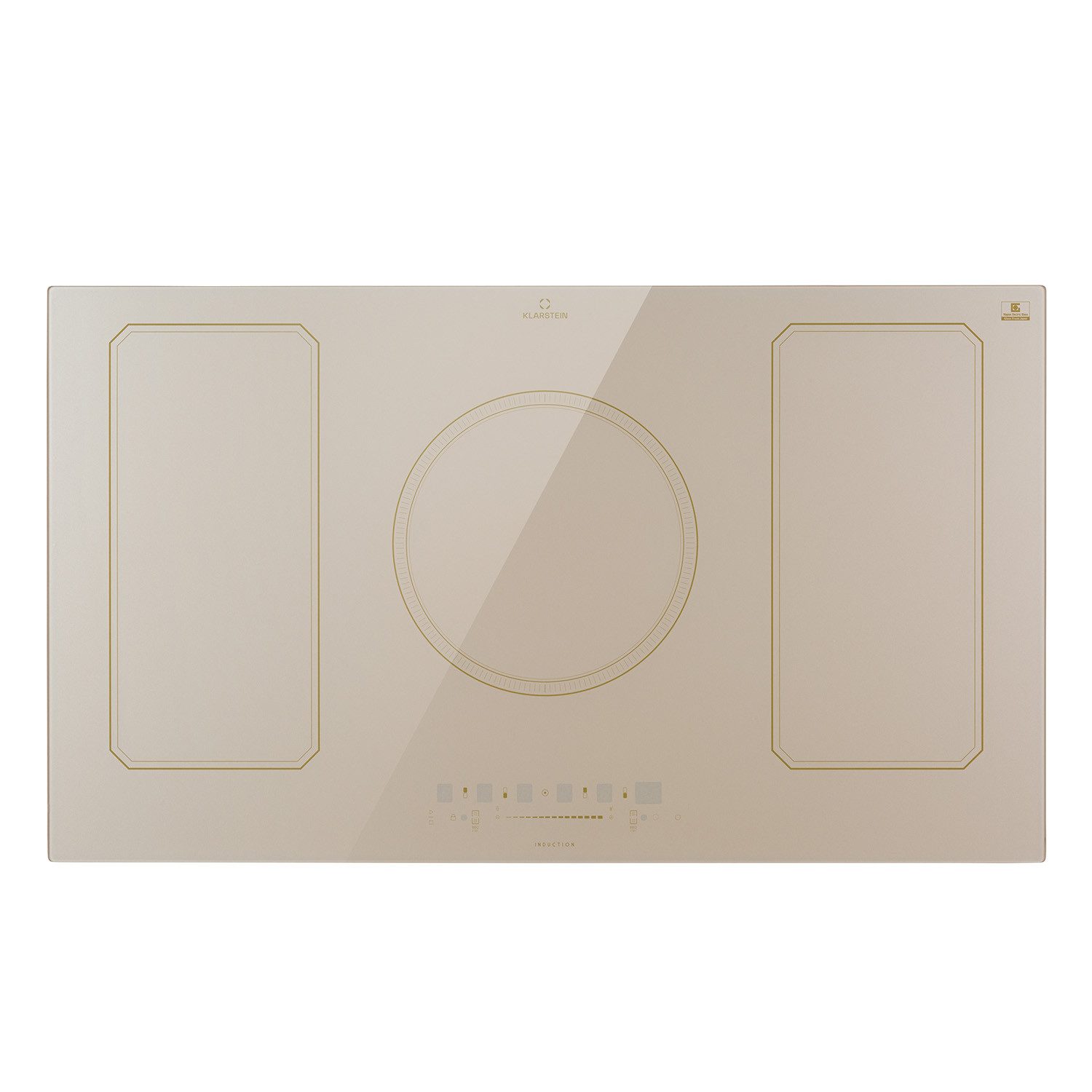 Klarstein Induktions-Kochfeld Victoria, Einbau Induktionskochfeld 5 Zonen Glaskeramik Kochfeld Induktion