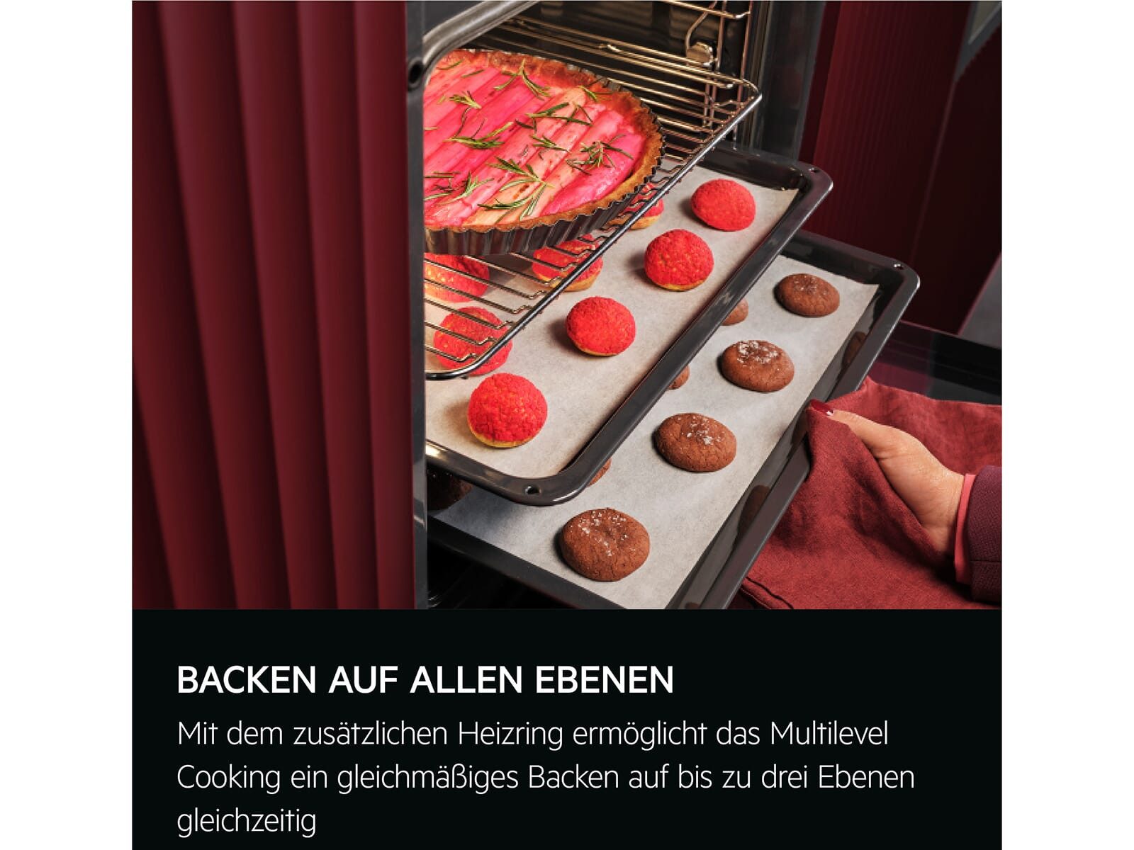 AEG Backofen-Set, Reinigung mit Wasser / Dampf, Timer