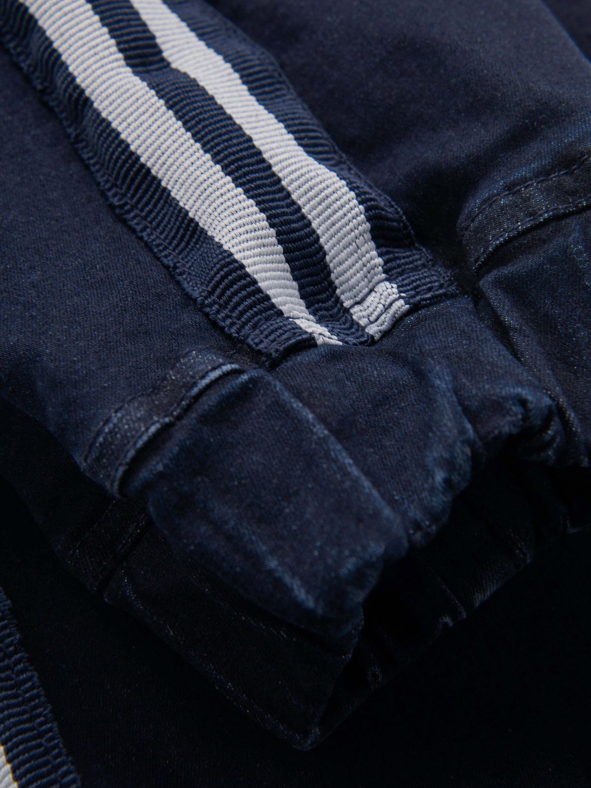 Jeggings Herren-Jogginghose aus Denim mit Streifen