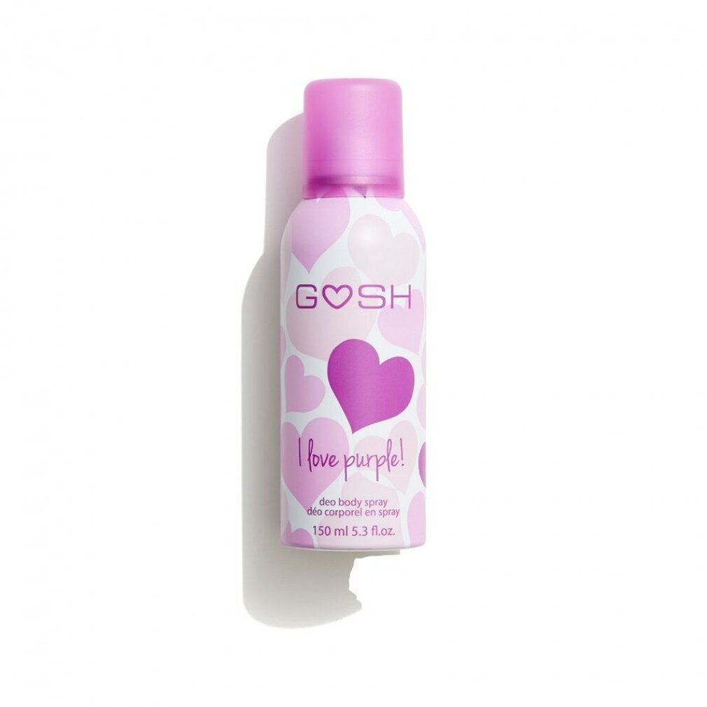 GOSH Deo-Roller I Love Purple Deodorant Spray für Frauen 150 ml