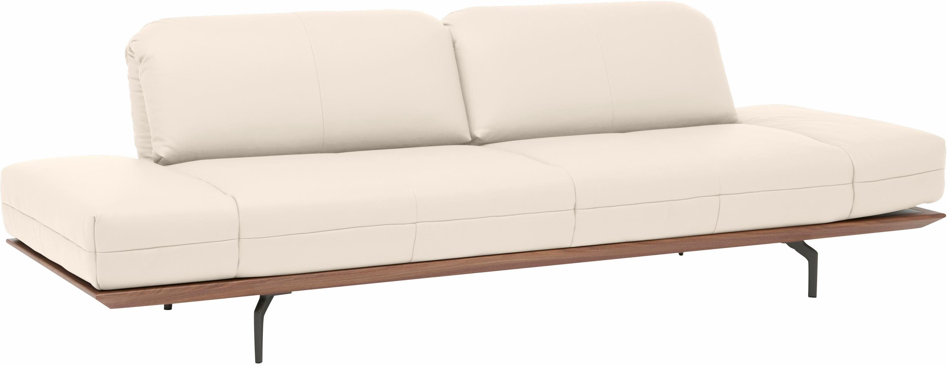 hülsta sofa 3-Sitzer hs.420, in 2 Qualitäten, Holzrahmen in Eiche Natur oder Nußbaum, Breite 232 cm