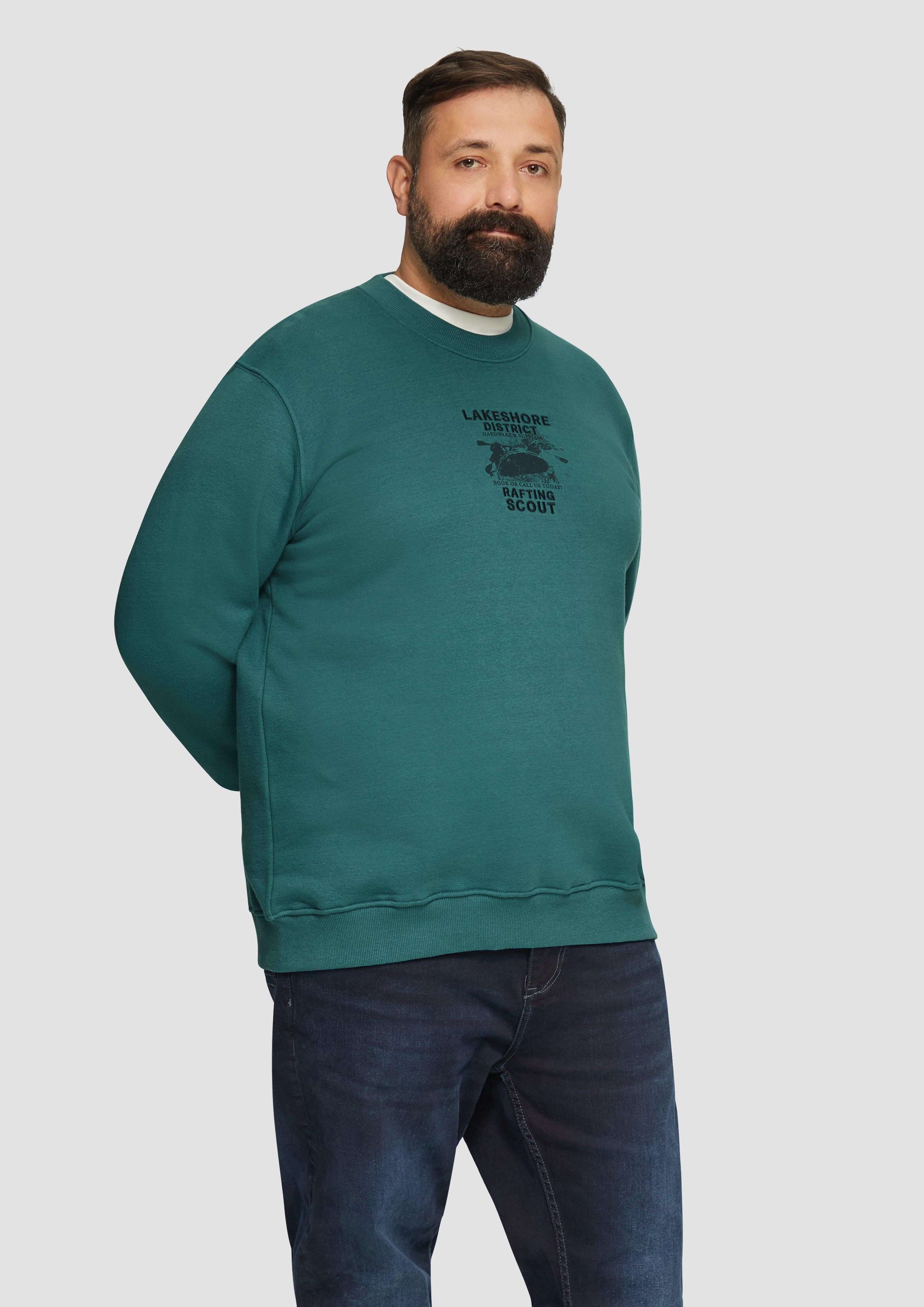 Sweatshirt Sweatshirt mit Stickerei