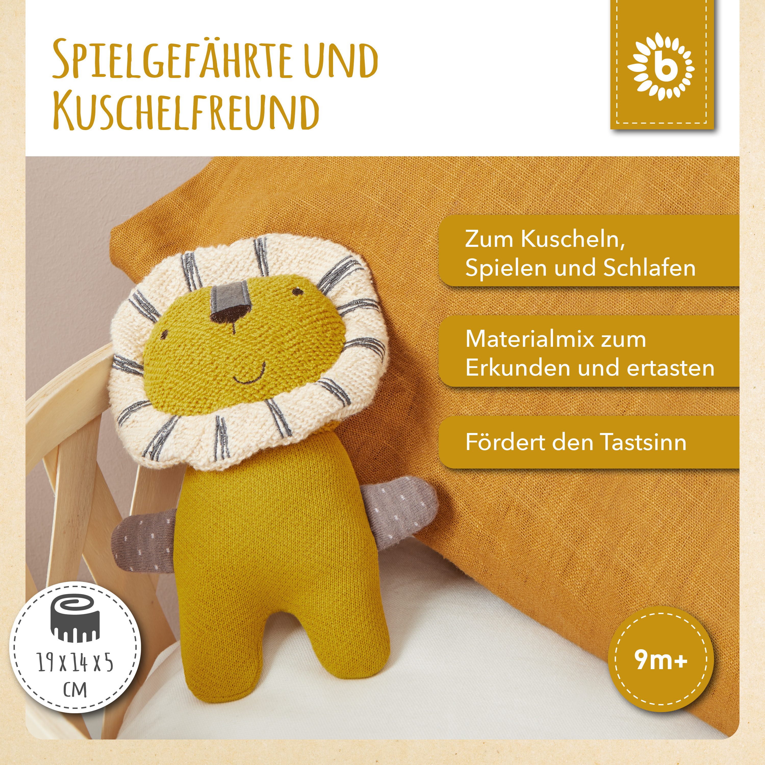 BIECO Plüschfigur Bieco Kuscheltier Baby Löwe günstig online kaufen