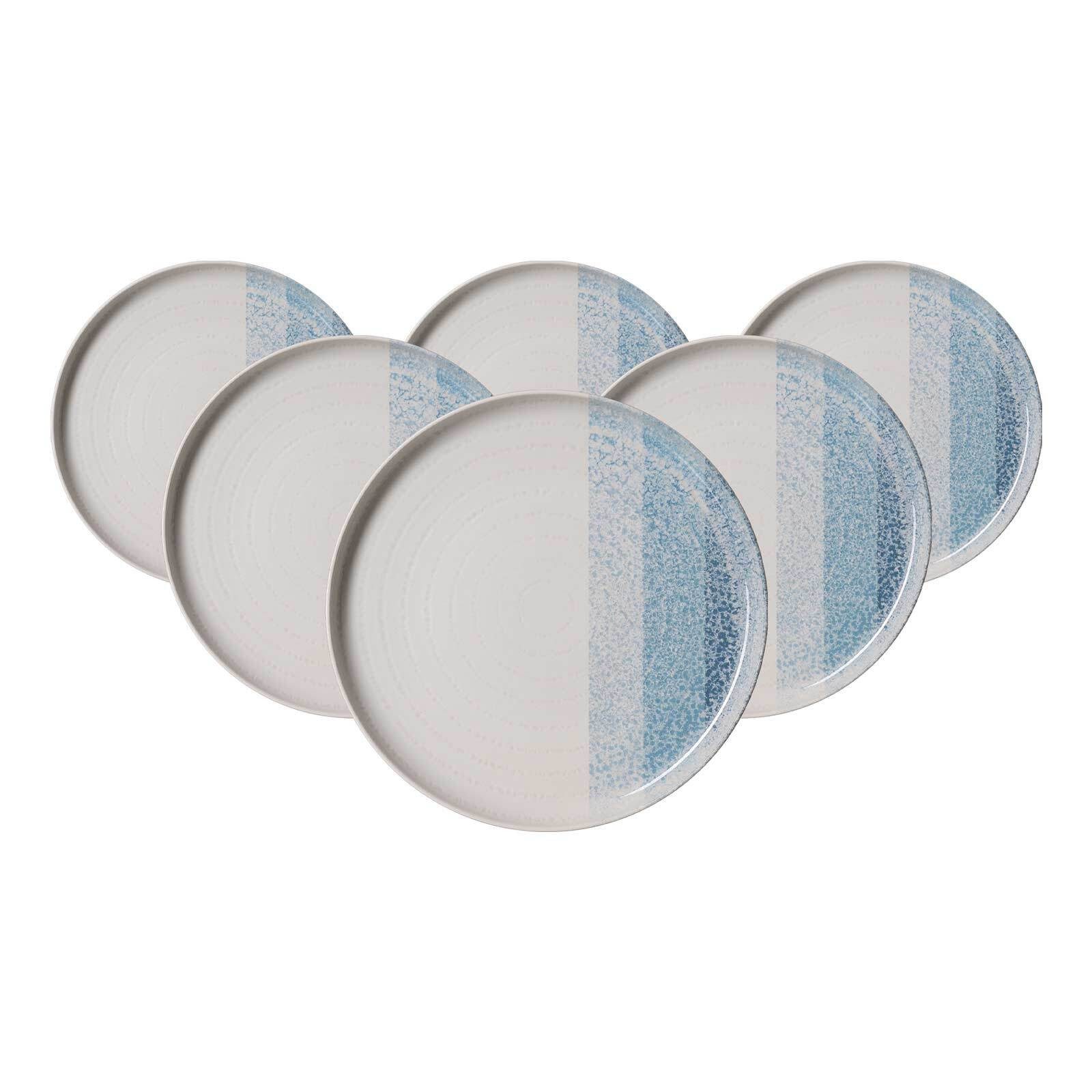 Ritzenhoff & Breker Frühstücksteller Trio Frühstücksteller ø 19,5 cm 6er Set, (6 St)