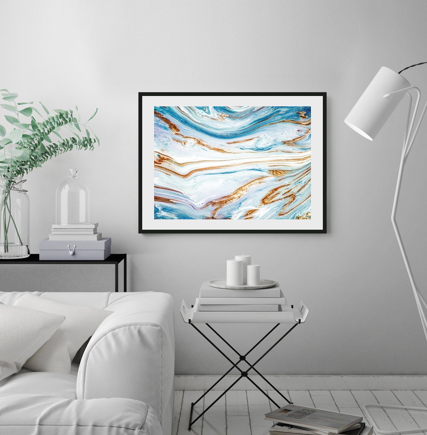 queence Bild Eleni, Abstrakt, Marmor, Spa, Spirituelle Bilder, Stein, Abstrakt, Marmor, gerahmt
