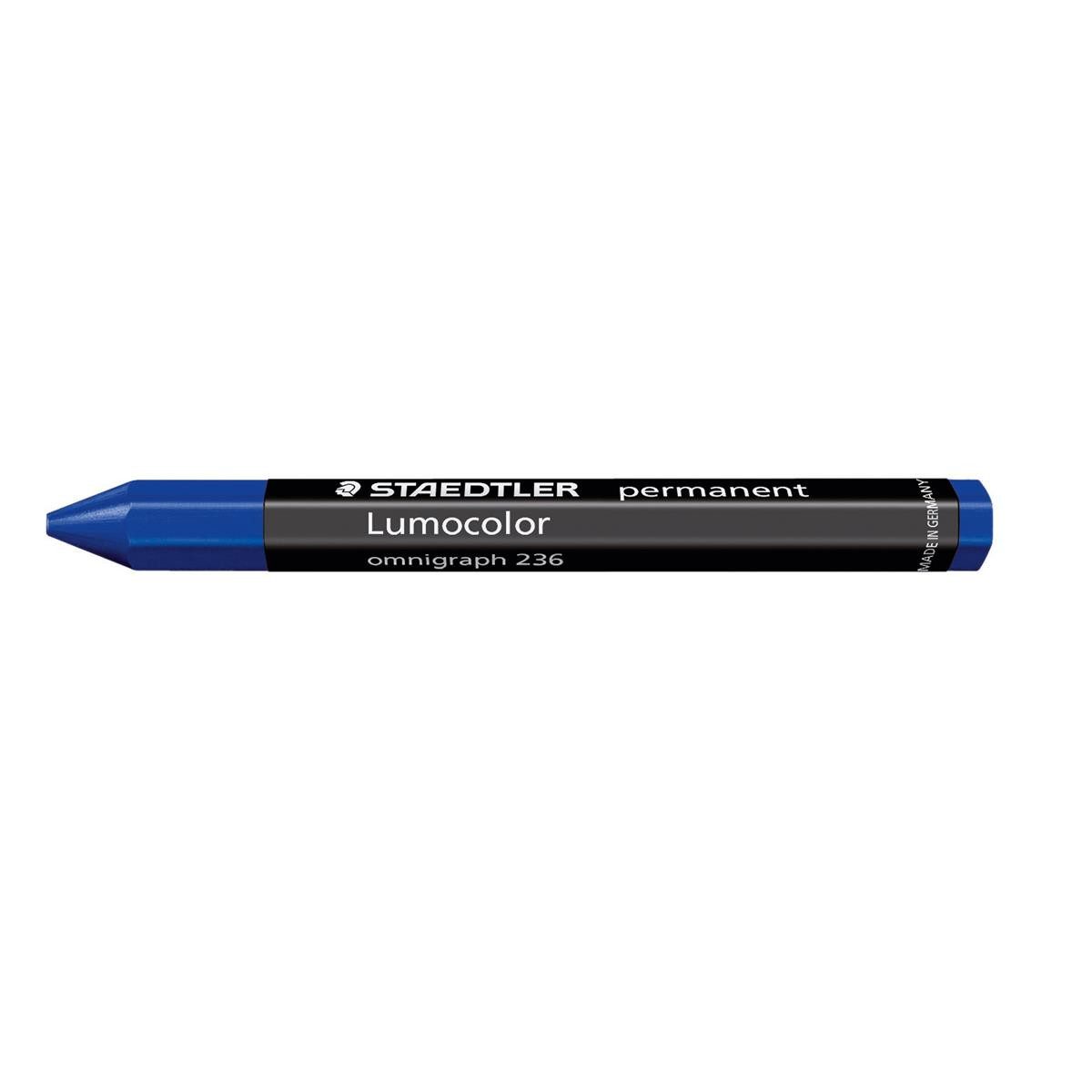 STAEDTLER Malkreide 5x STAEDTLER® 236-3 Universalkreide Lumocolor perm blau