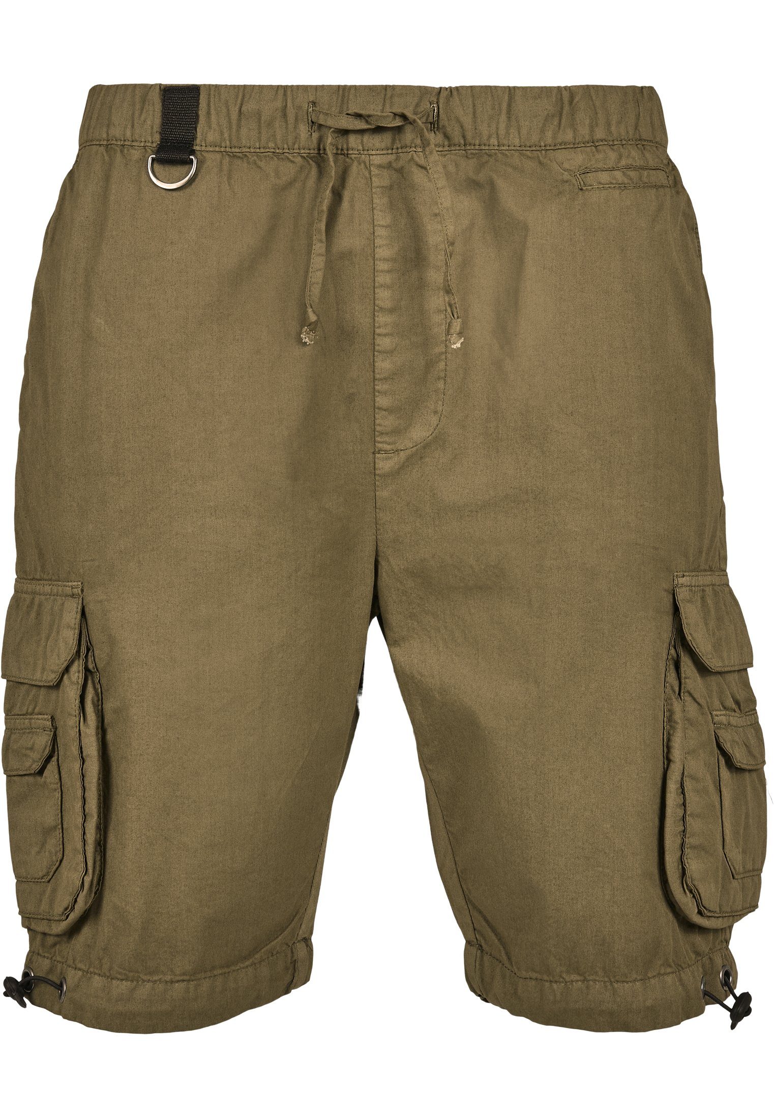 URBAN CLASSICS Stoffhose Herren Double (1-tlg) Pocket Cargo summerolive Shorts