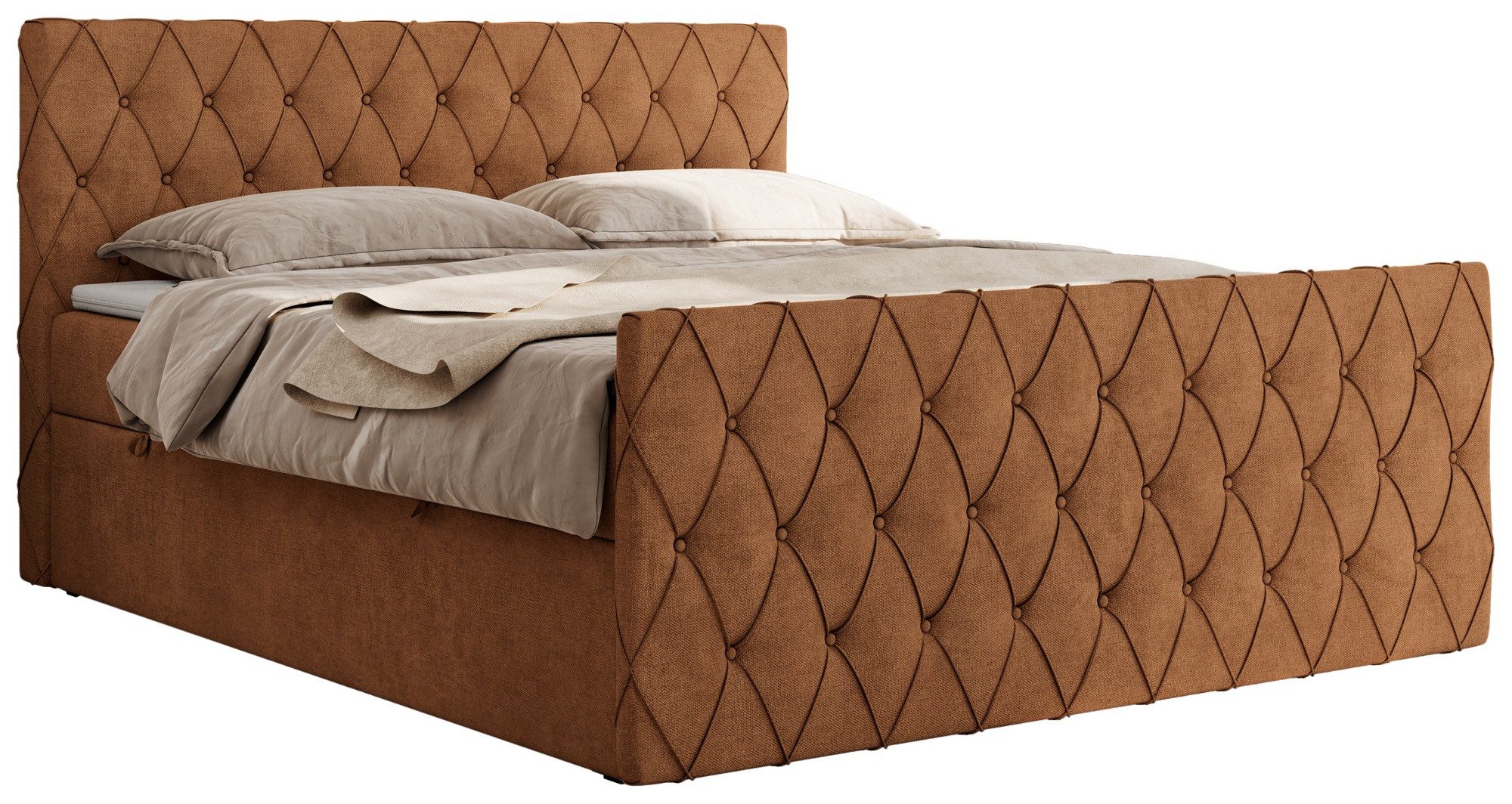 MKS MÖBEL Boxspringbett MIREN DUO (Set, günstig online kaufen