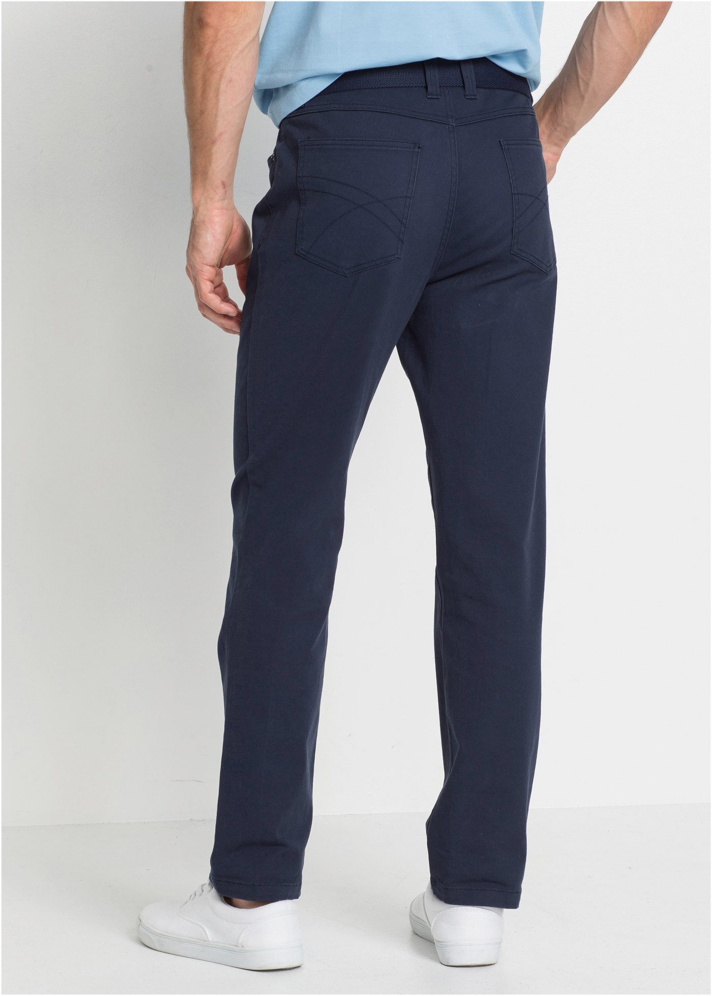 bonprix Stretch-Hose Five-Pocket-Design, mit Eingrifftaschen, Gesäßtaschen und Coinpocket