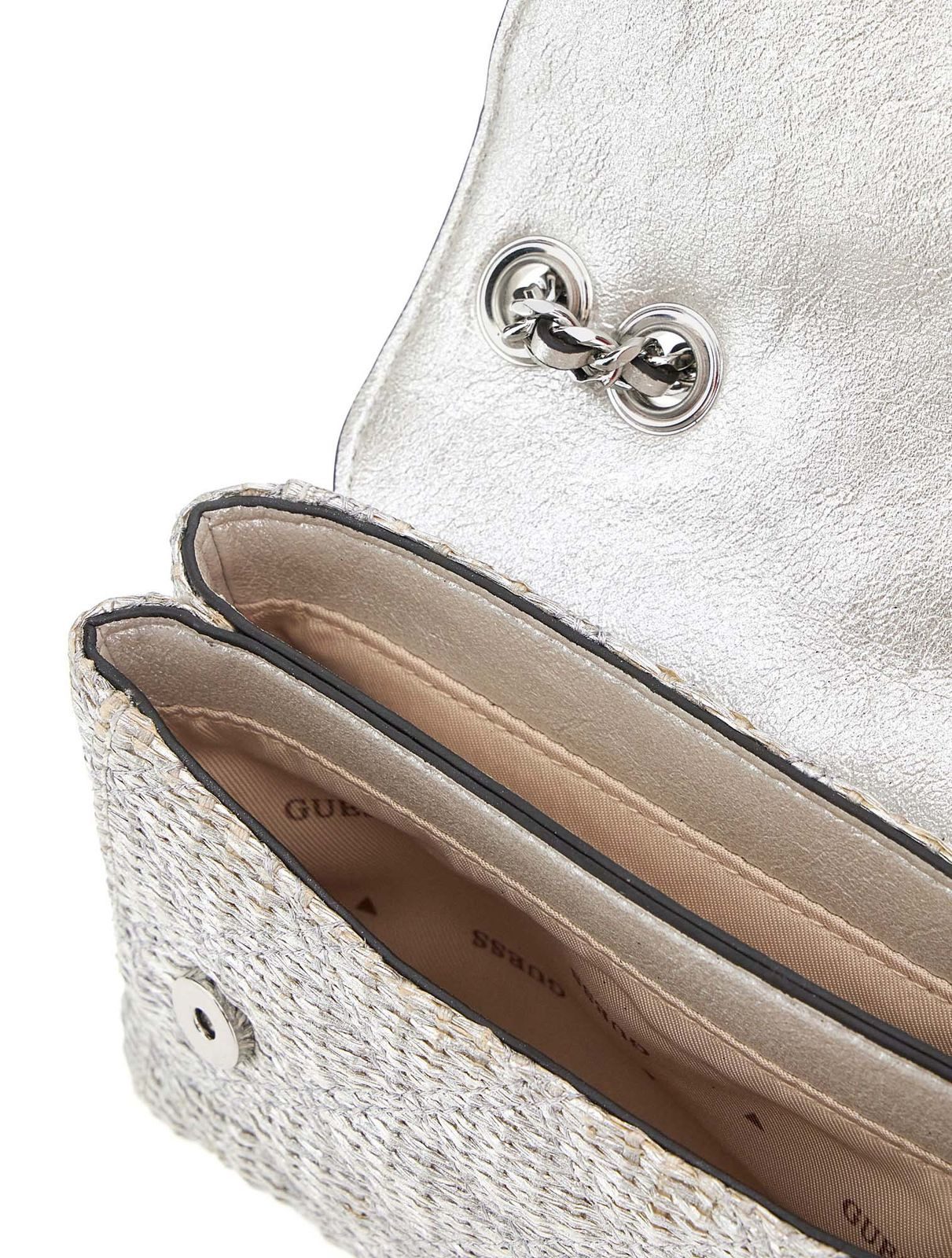 Guess Umhängetasche Mini Compound Convertible Flap Bag