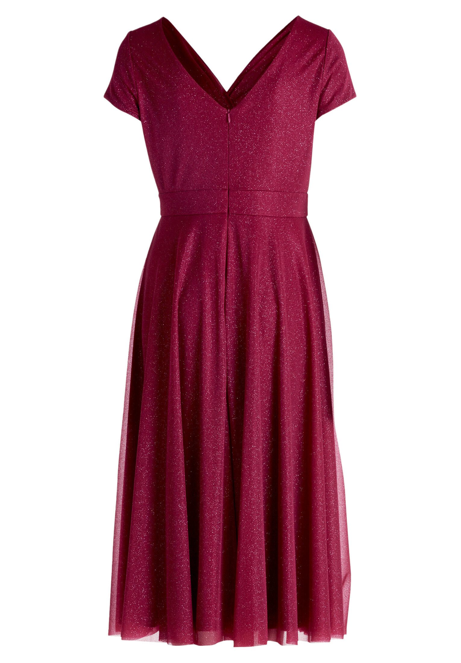 Vera Mont Cocktailkleid Damen im Glitzer-Look Stoff