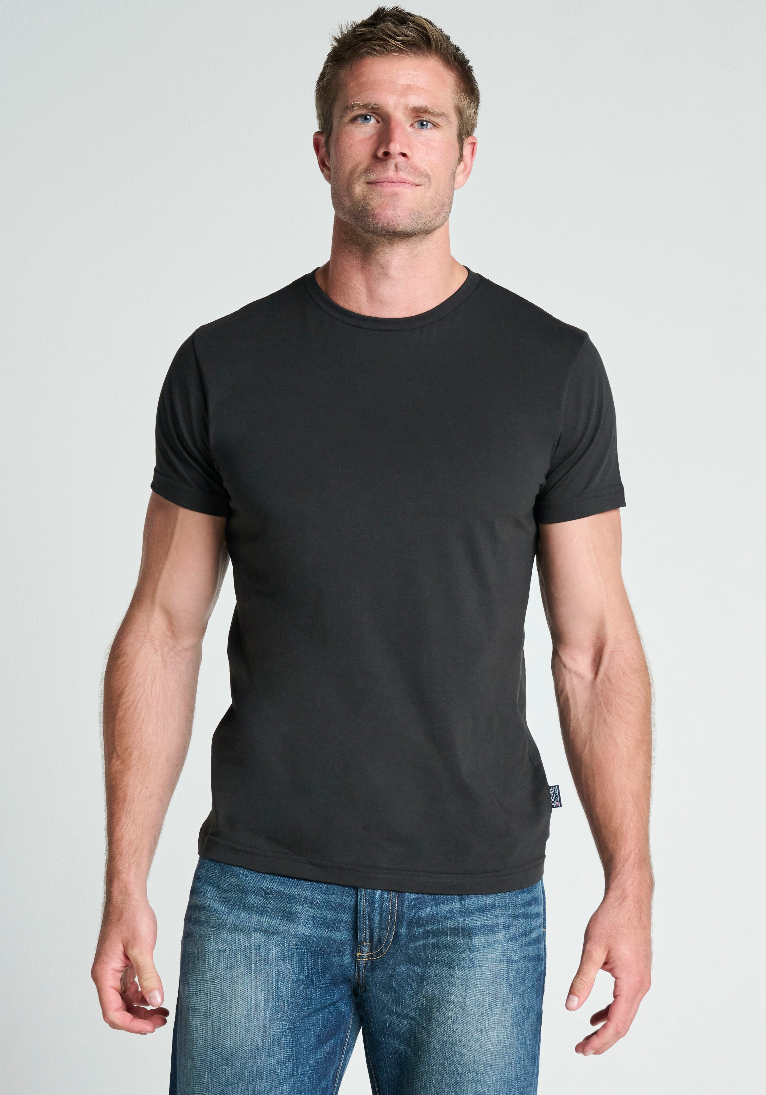 Jockey T-Shirt American T-Shirt (2er Pack) Single-Jersey, Cotton, weich günstig online kaufen