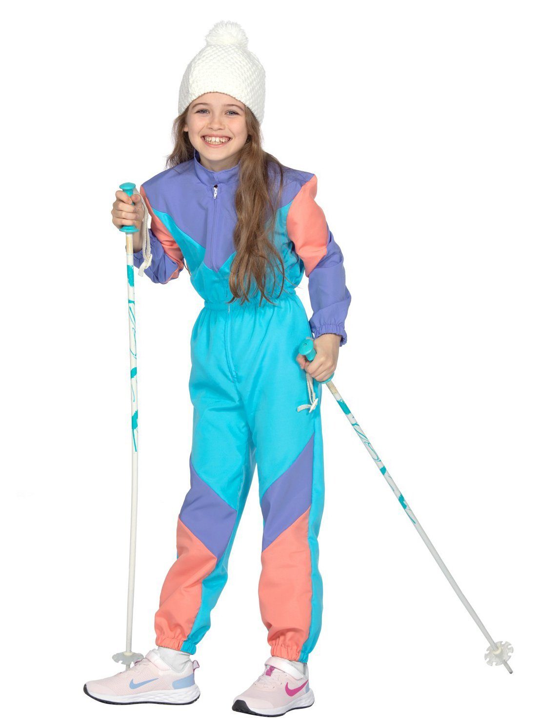 Kostüm 80er Kinder Skianzug - Karneval Faschingskostüm