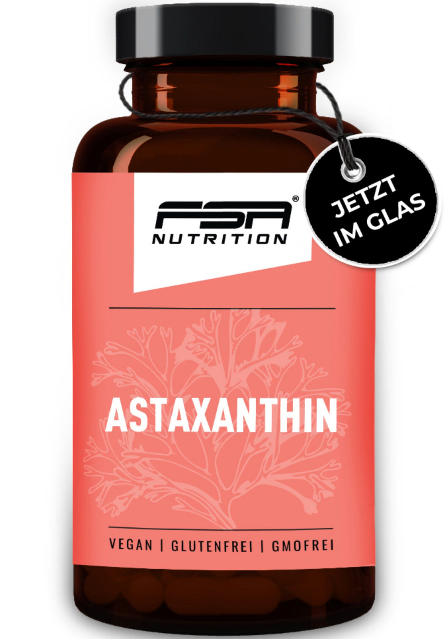 FSA NUTRITION Astaxanthin im Glas Kapseln, 60 St., 52.6 g
