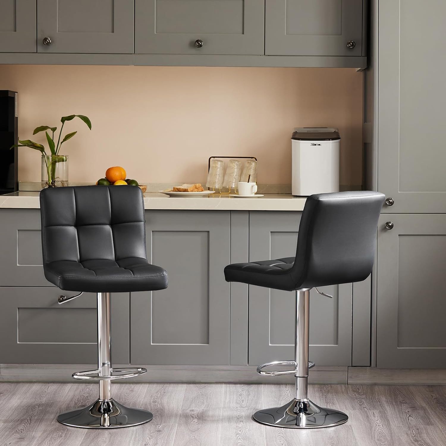 DUMOS Barhocker Barhocker 2er Set, Metallbeine günstig online kaufen