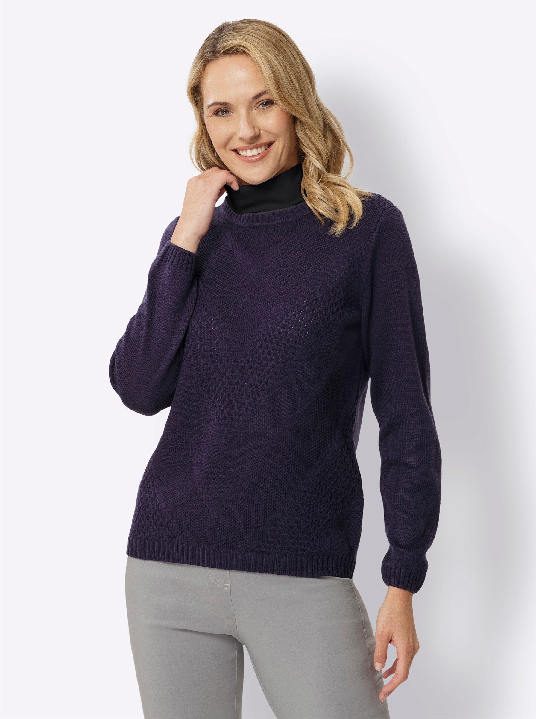 Sieh an! Shirttop Rollkragenshirt günstig online kaufen