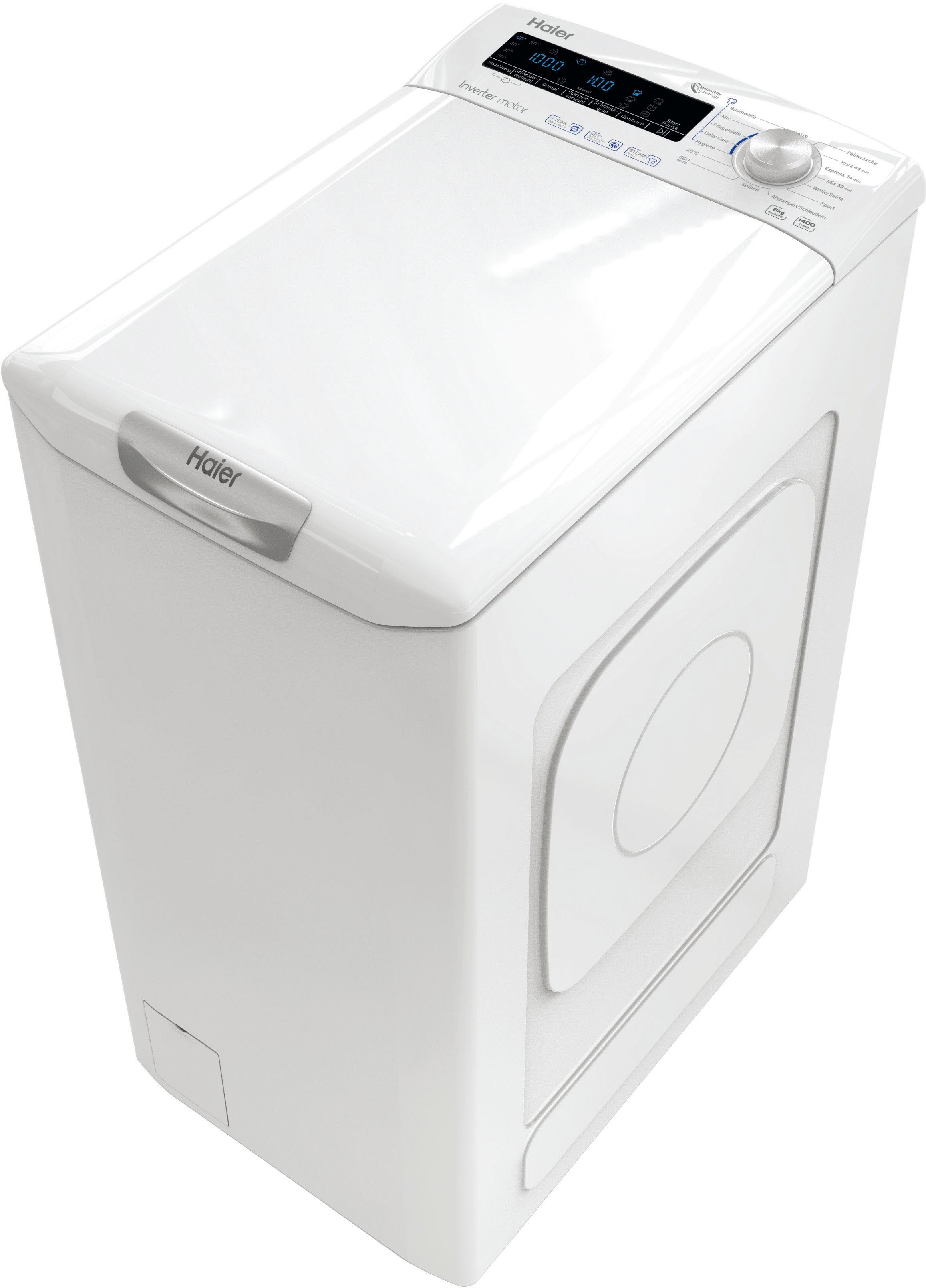 Haier Waschmaschine Toplader RTXSGQ48TMSCE-84, 8 kg, 1400 U/min, mit Instant Mix Funktion