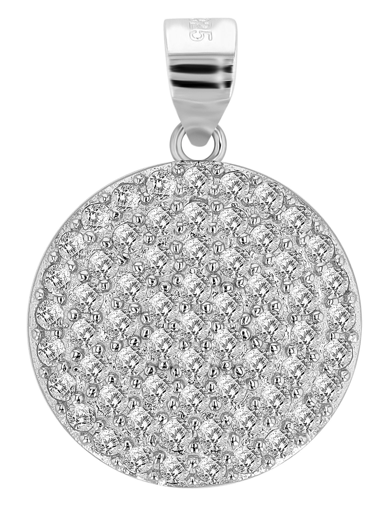 Kettenanhänger Anhänger aus 925 Silber mit Zirkonia