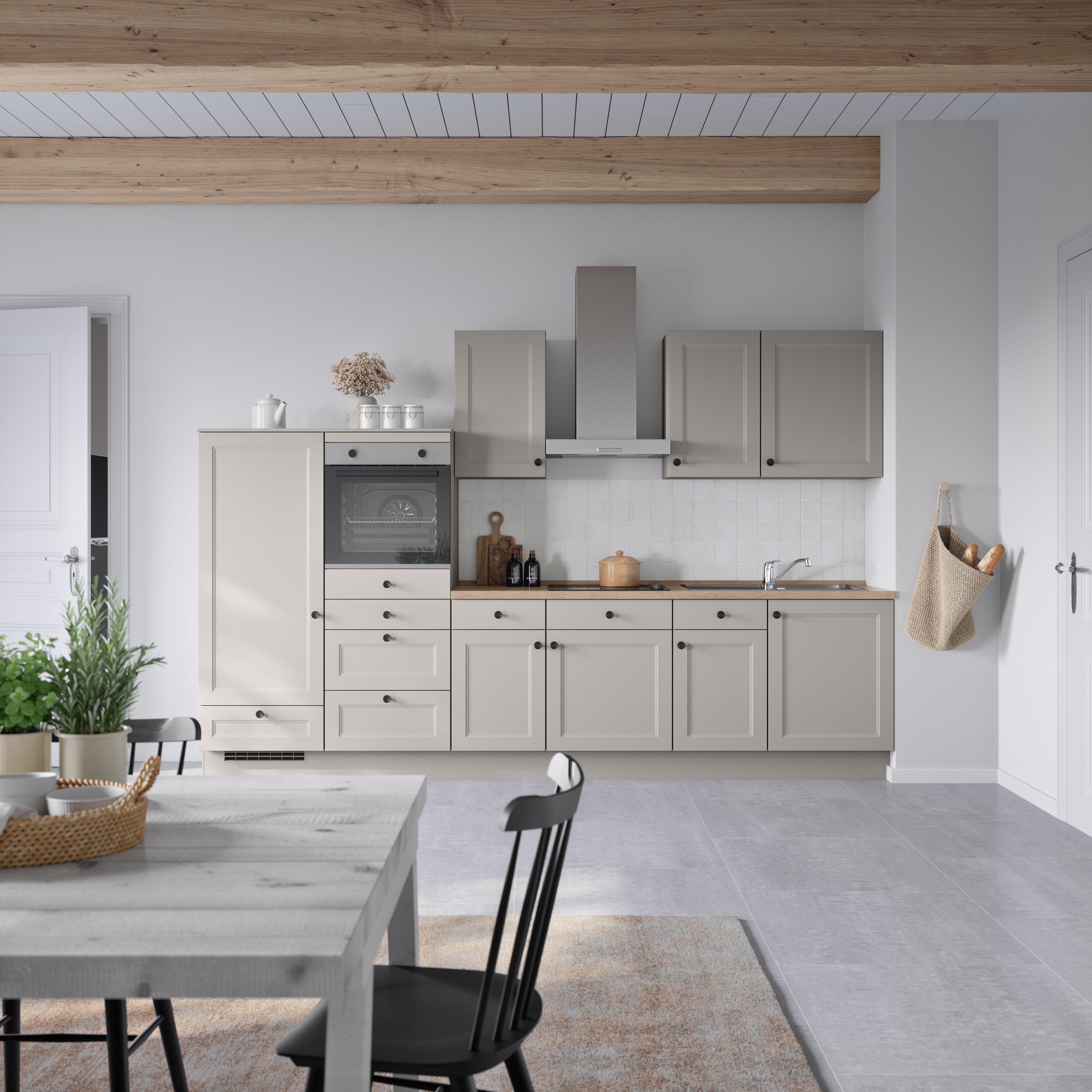 nobilia® Küchenzeile "Cascada I", NEU: individuell anpassbar mit gratis Profi-Beratung, vormontiert, Breite 330 cm, Ausrichtung wählbar, wahlw. mit E-Geräten