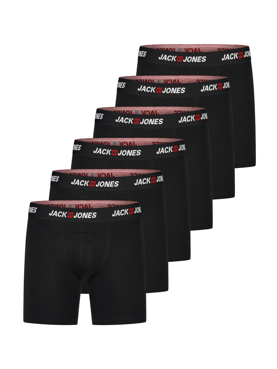 Jack & Jones Boxershorts Herren Retroshorts JACCORP 6er Pack Regular Fit (V günstig online kaufen