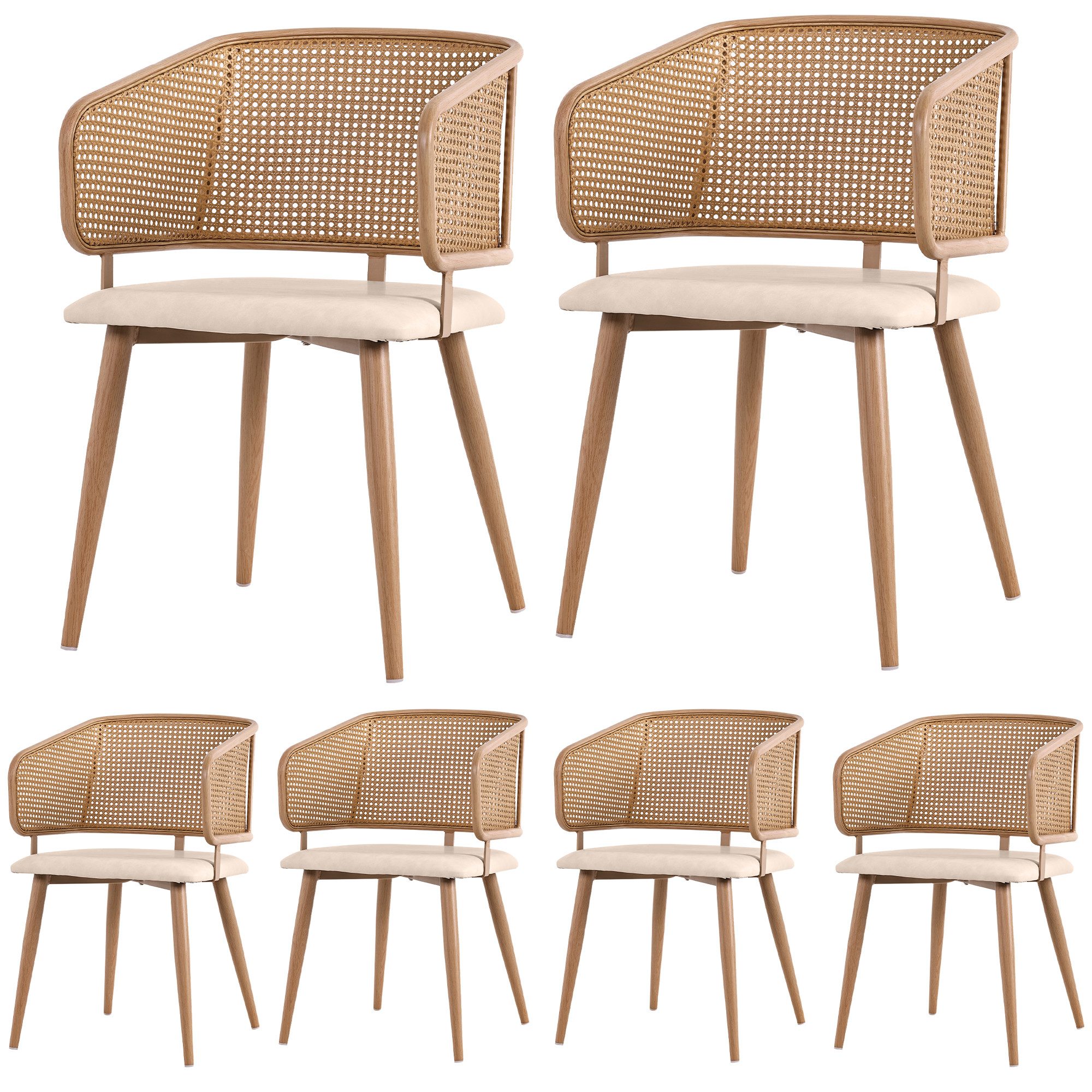 HAUSS SPOLE Esszimmerstuhl 6er Set mit günstig online kaufen