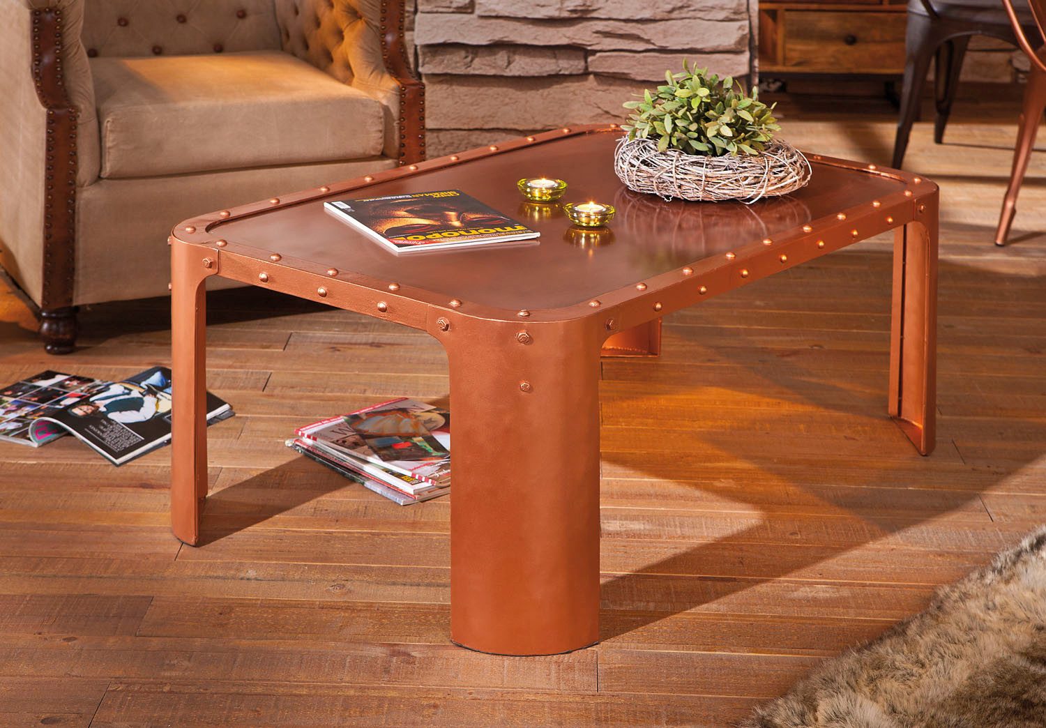 Inter Link Couchtisch Gormur, im Industrie Design