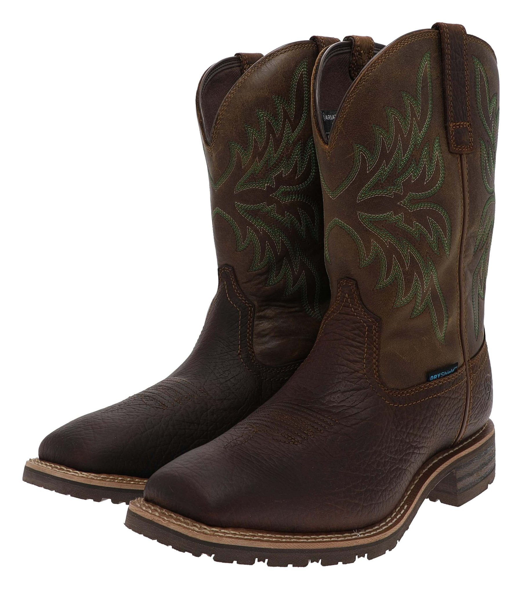 Ariat HYBRID RANCHER BOA WATERPROOF Braun Cowboystiefel Waterproof Herren Westernreitstiefel