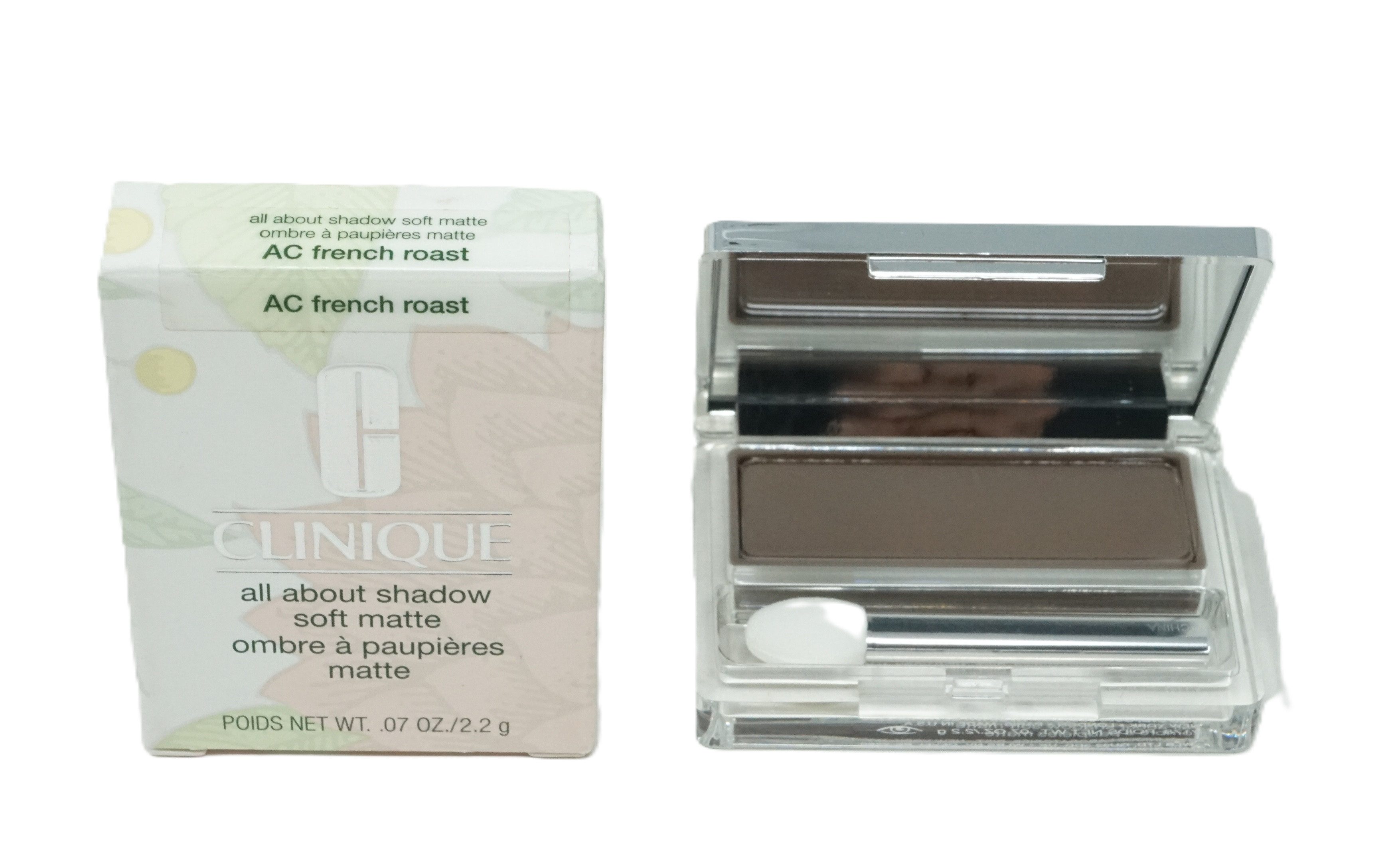 CLINIQUE Augenbrauen-Farbe Clinique all about shadow soft matte Lidschatten AC french roast 2,2g