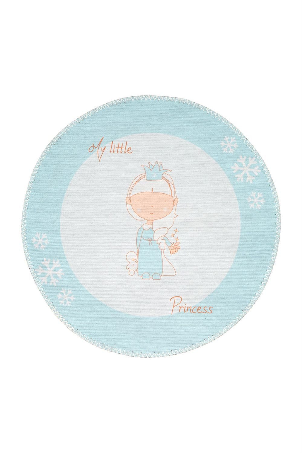 Teppich Boss Teppich Flachgewebe Teppich Bambi 125 - Mint, rund, Höhe: 5 mm
