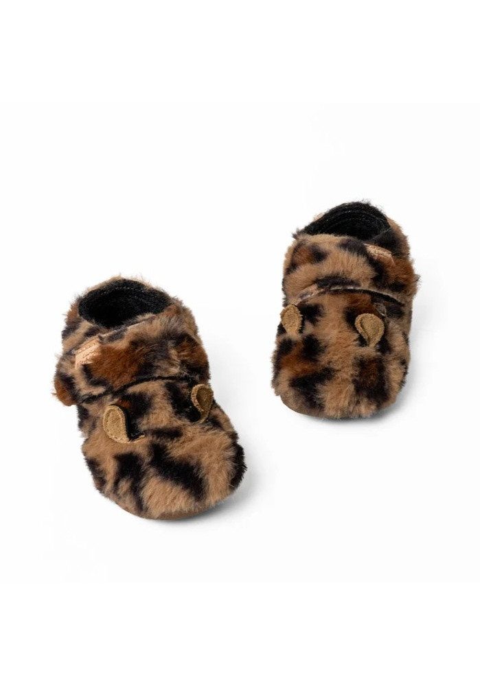 Living Kitzbühel Lotte Leopard braun Mädchen (27-30) Hausschuh