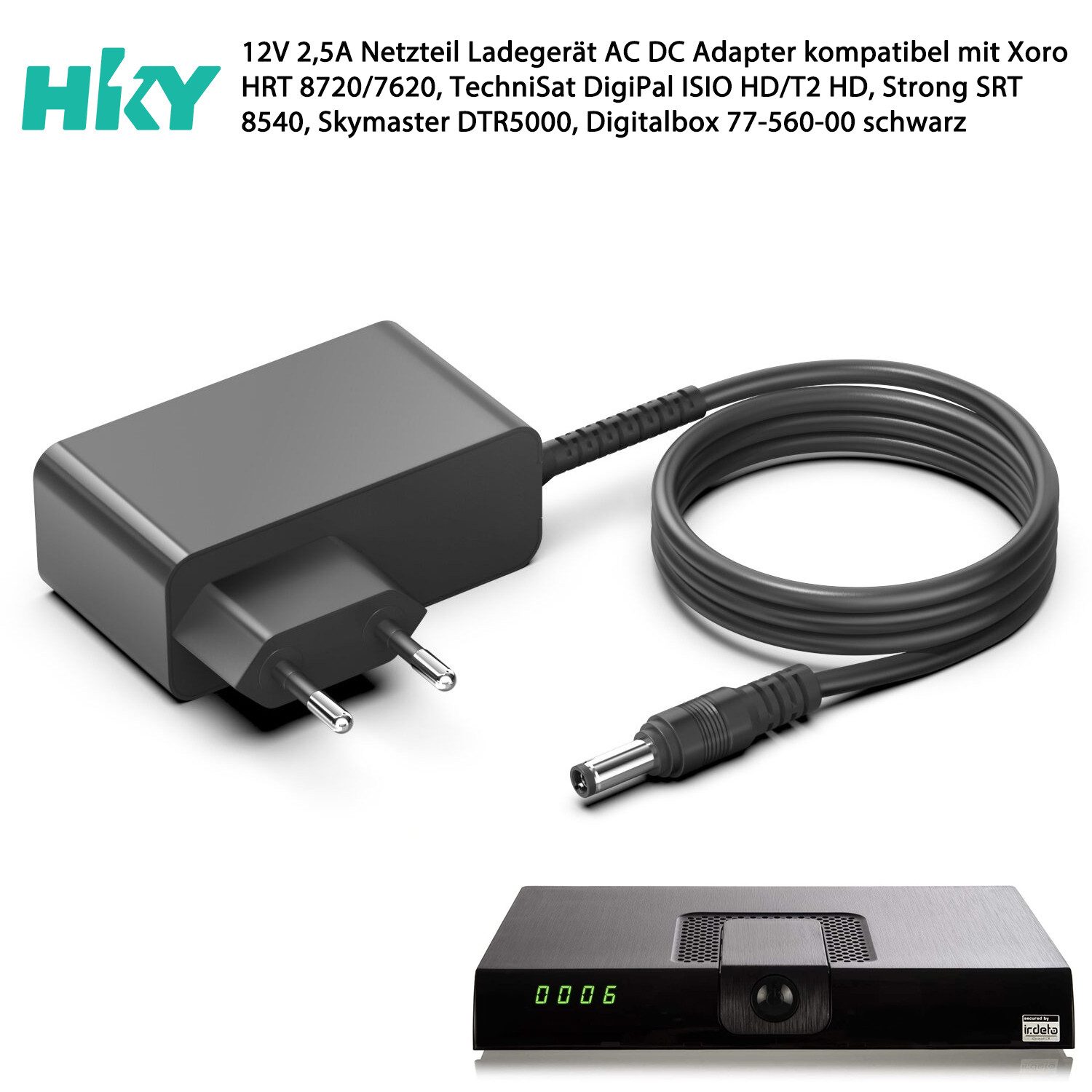 HKY 12V Ladekabel Fritzbox AVM Fritz!Box 6590 7580 7582 7590 FW 311POW134 Netzteil (Docking Stations, Messgeräte, Audiosysteme, CD Player, Netbooks)