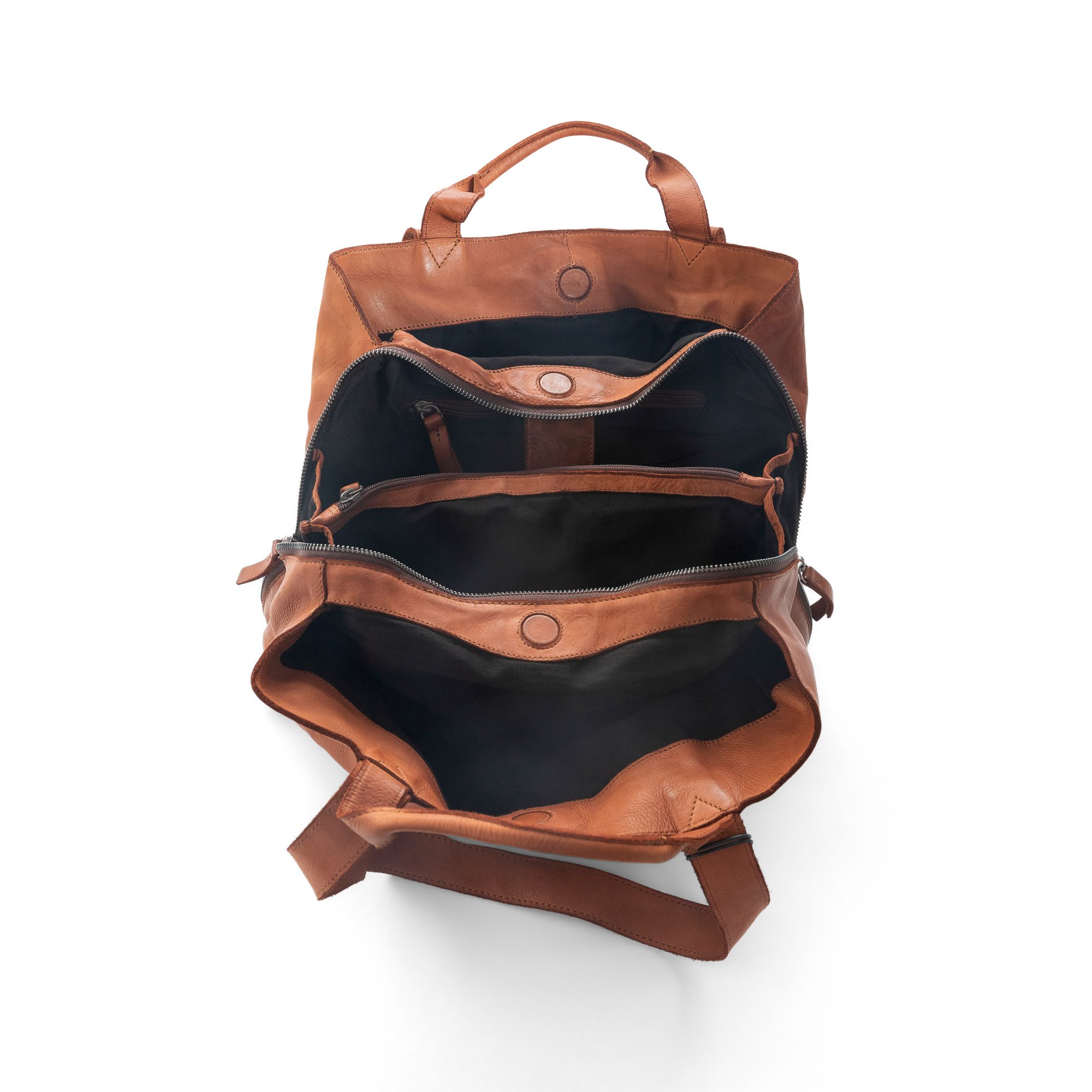 Cas8 Shopper Cas8 LEYLA - Damen Leder Tasche, Schultertasche mit vielen Fächern – Bild 3 von 5