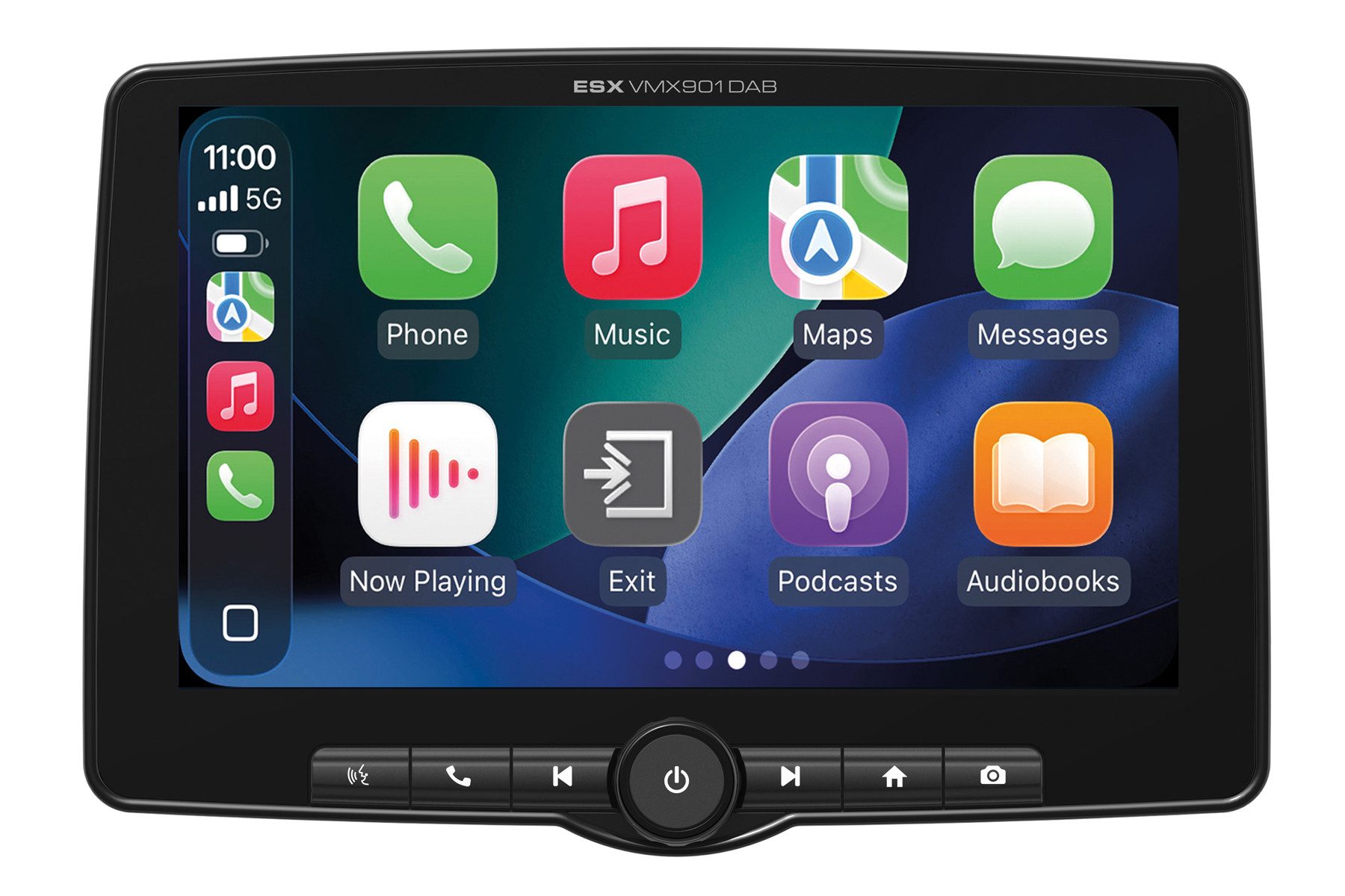 ESX VISION VMX901DAB, Universal 1-DIN Multiangle Media Moniceiver 9" Autoradio (1 DIN)