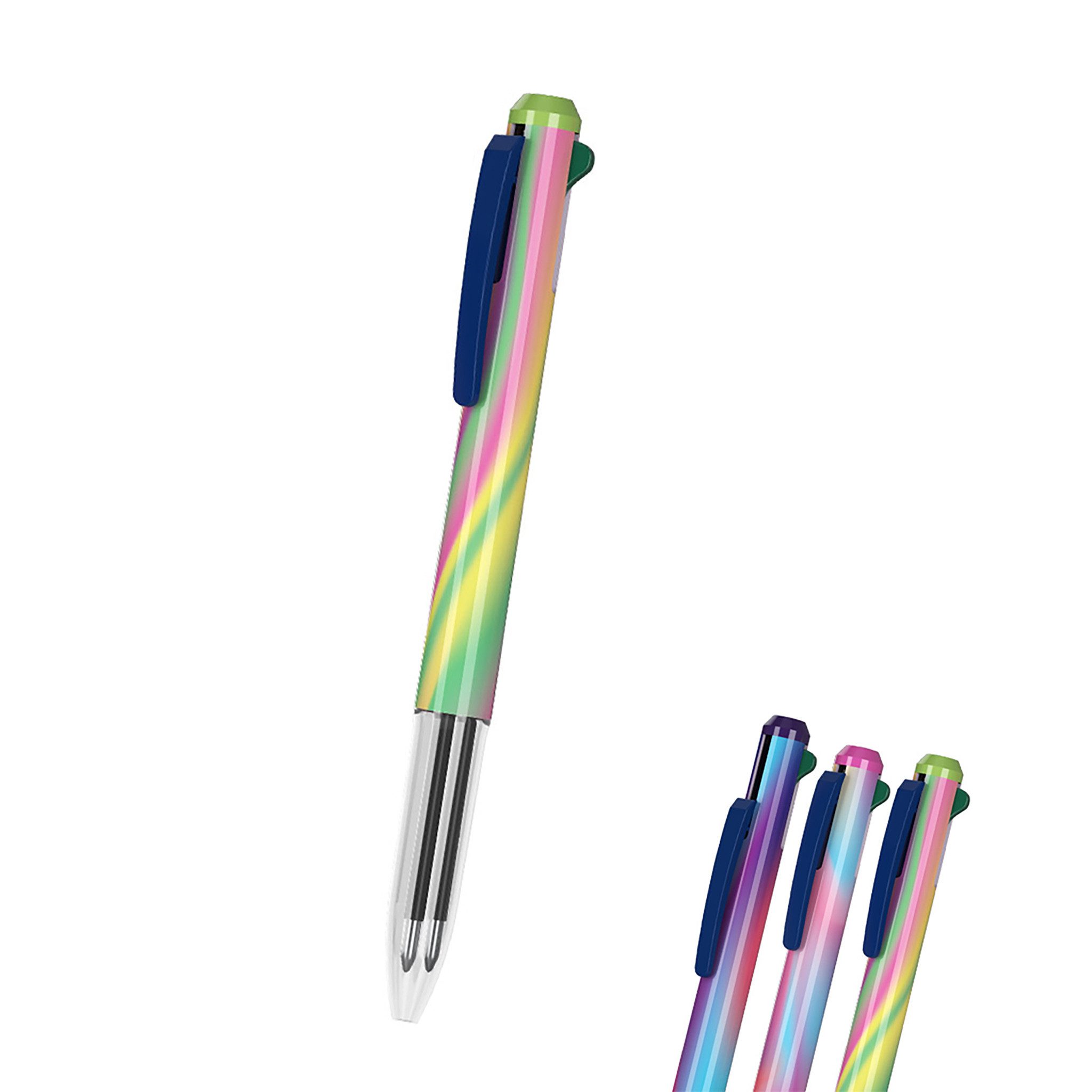 Erich Krause Kugelschreiber, Druckkugelschreiber 3 in 1 Colorcross Matic 0,28mm 1 Stück sortiert