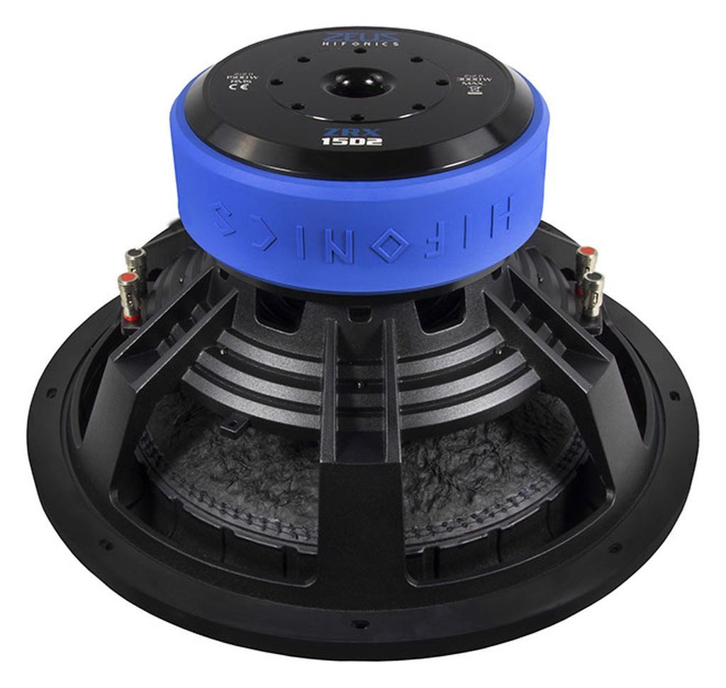 Hifonics ZRX15D2 38cm Subwoofer ZEUS 3000 Watt max. Auto-Subwoofer (1500 W, max.: W 38 cm)