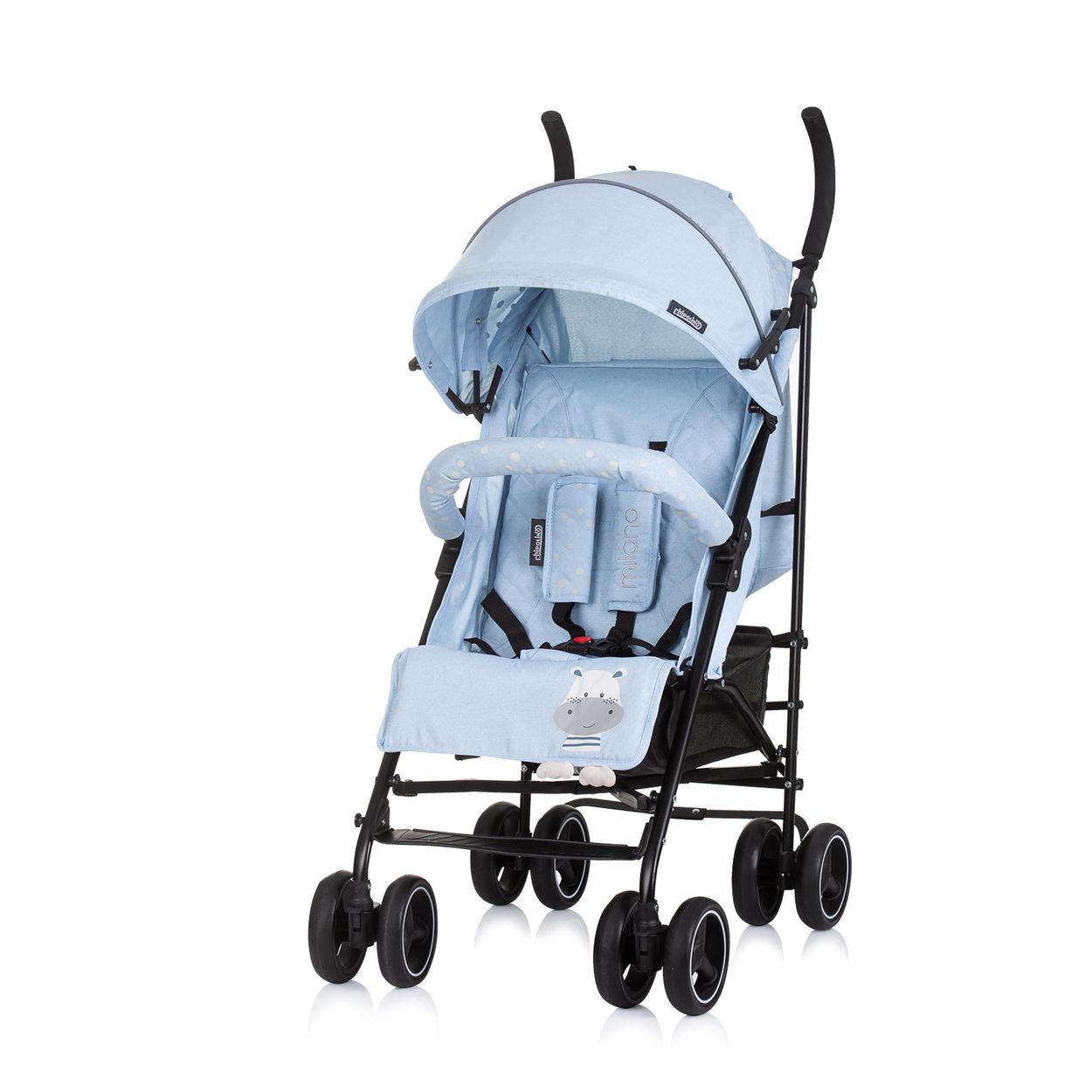 Chipolino Kinder-Buggy Kinderwagen Milano, Buggy bis 22 kg, Rückenlehne verstellbar, faltbar