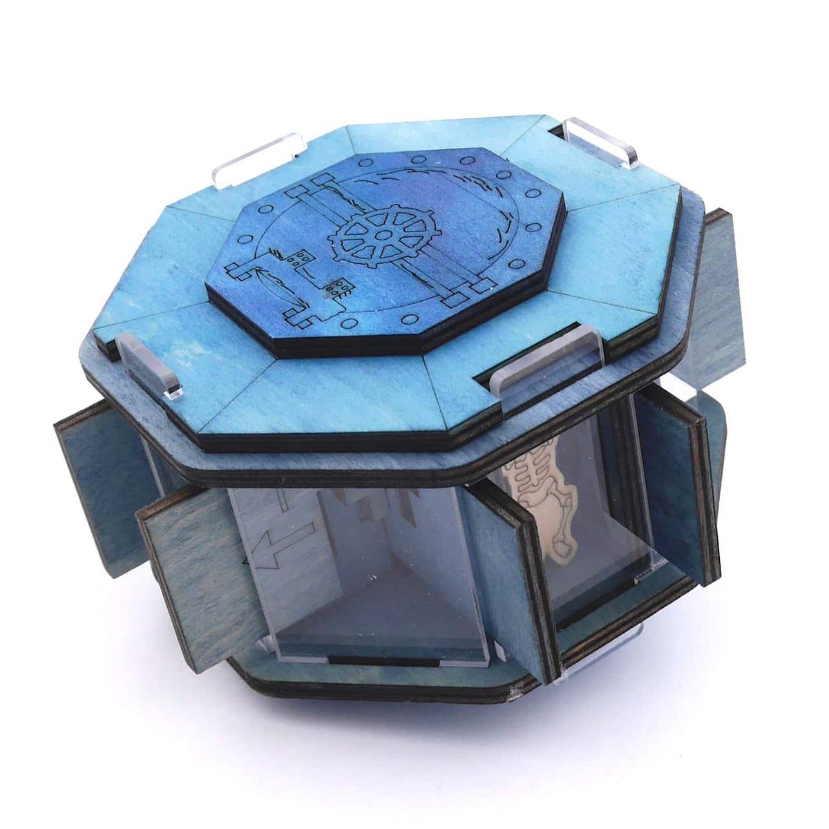 Bartl Spiel TRICKKISTE JAILBREAK - schwierige Escape Box, Cluebox, Holzspiel