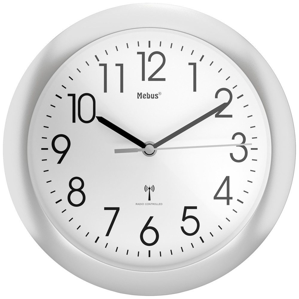 Mebus Wanduhr Mebus 52451 Funk Wanduhr günstig online kaufen