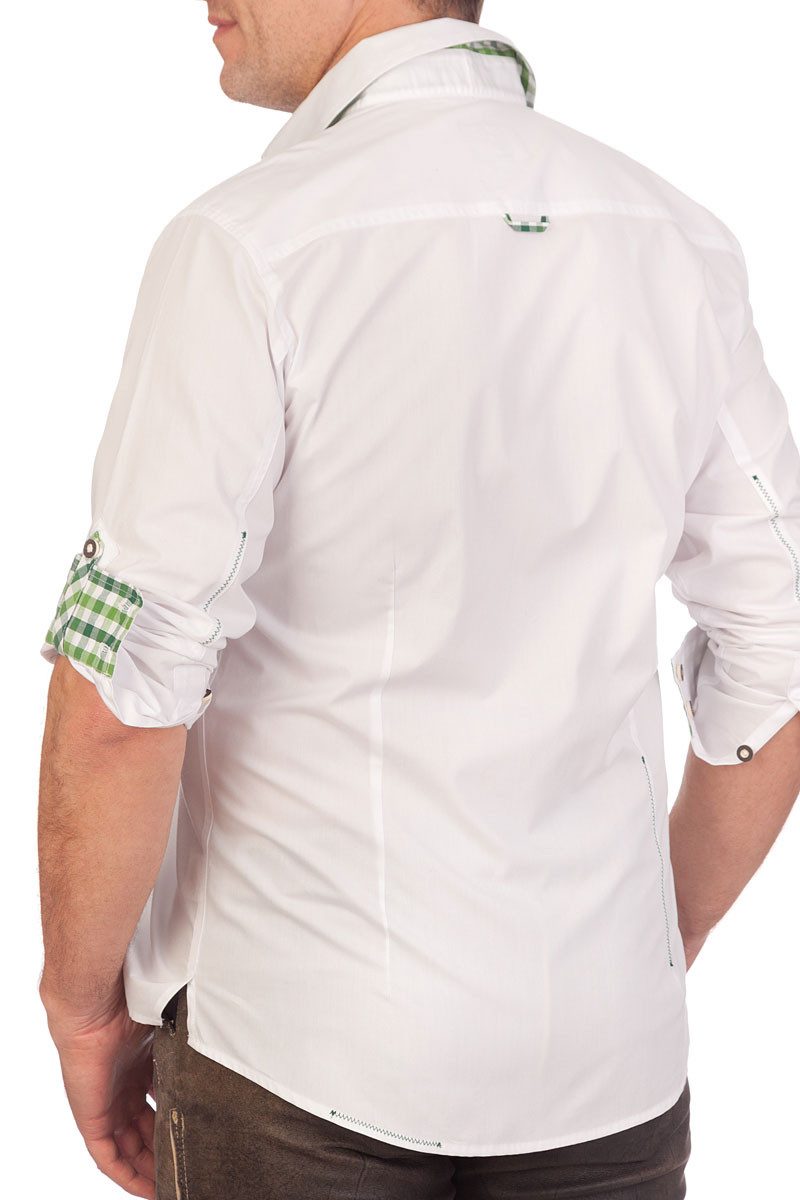 KRÜGER BUAM Trachtenhemd Trachtenhemd - RUDI - grün