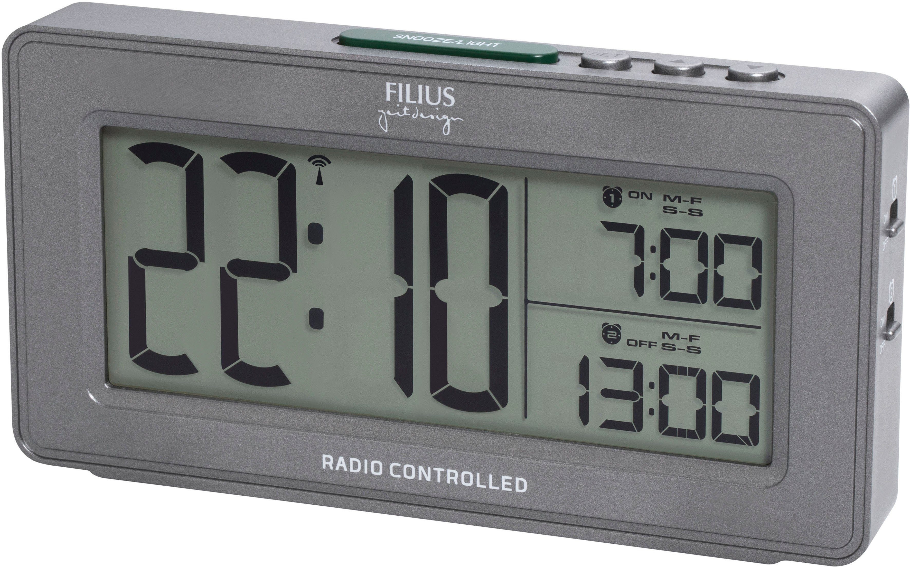 FILIUS zeitdesign Funkwecker 0532-4 günstig online kaufen
